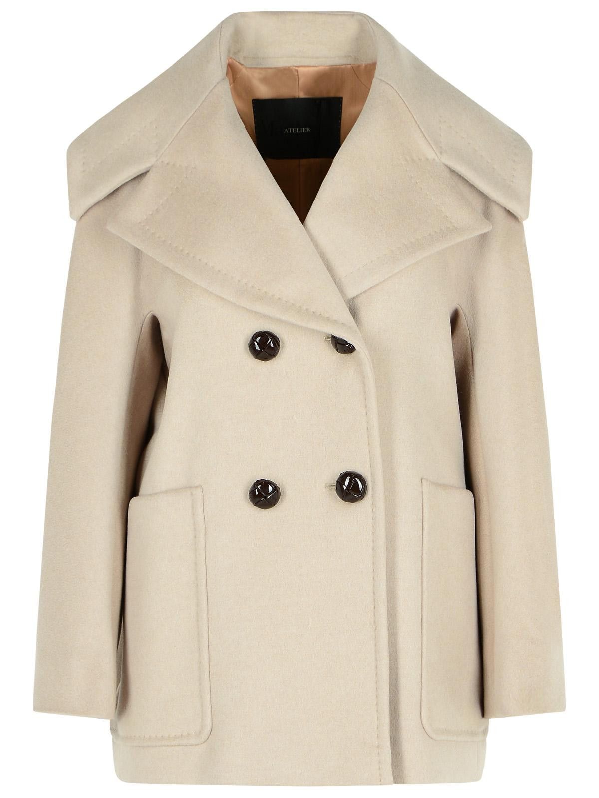 MAX MARA 'Mario' Beige Cashmere Jacket