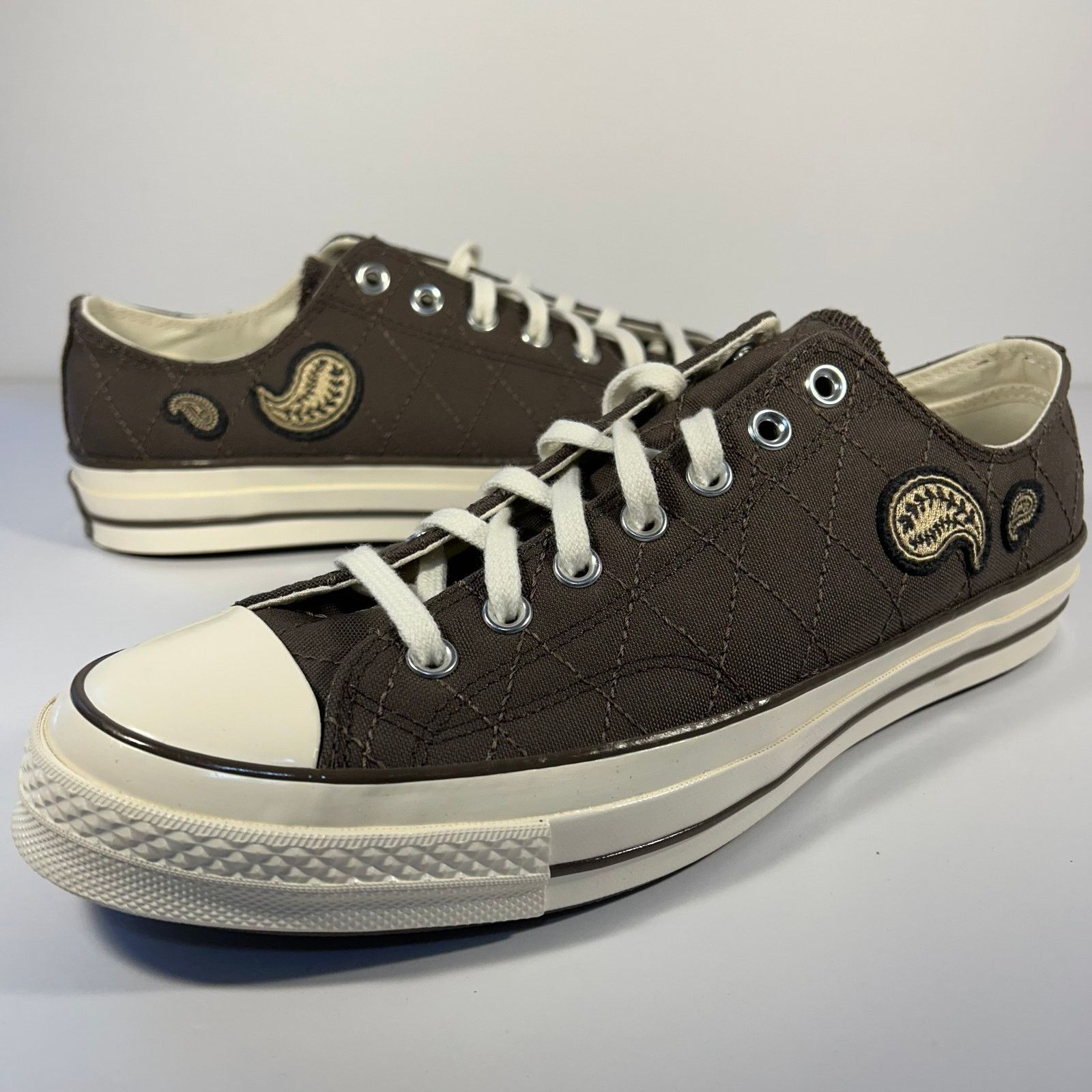 Converse Converse Chuck 70 Low embroidered sneakers Brown M11 W13 Size US 11 / EU 44 - 4 Thumbnail