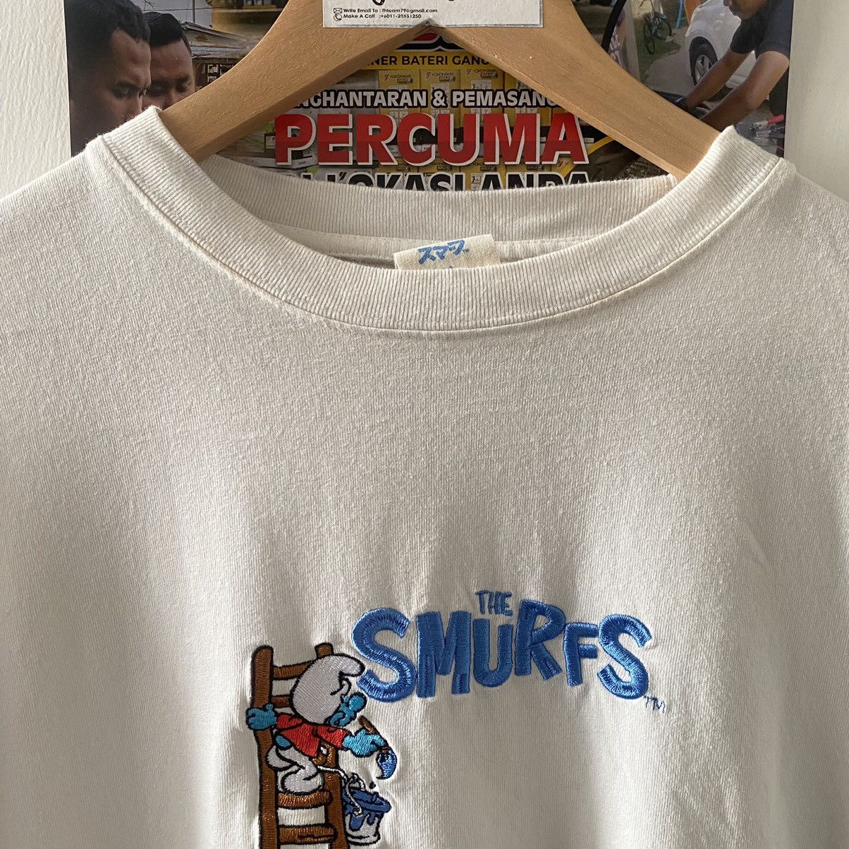 Japanese Brand × Vintage Beauty n Best x The Smurfs Animate x Embroidery Small Grafik Size US XL / EU 56 / 4 - 4 Thumbnail