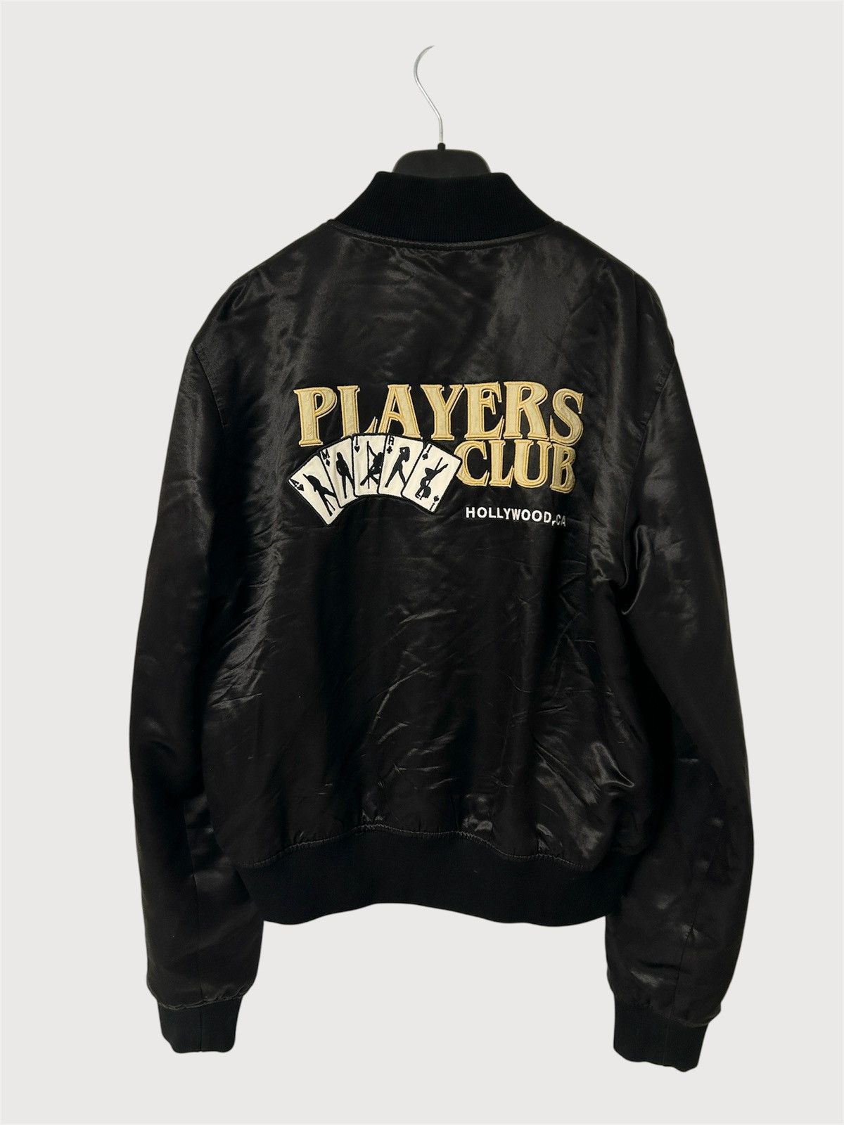 Amiri 2017 Players Club Satin Bomber Size US M / EU 48-50 / 2 - 2 Thumbnail