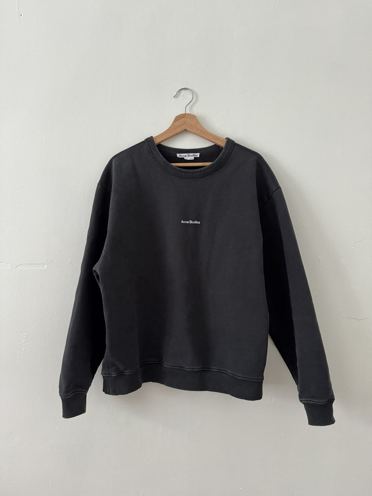 Acne Studios black oversized sweatshirt