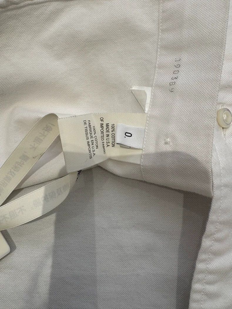 Thom Browne Thom Browne White long-sleeved shirt Size US XS / EU 42 / 0 - 5 Thumbnail