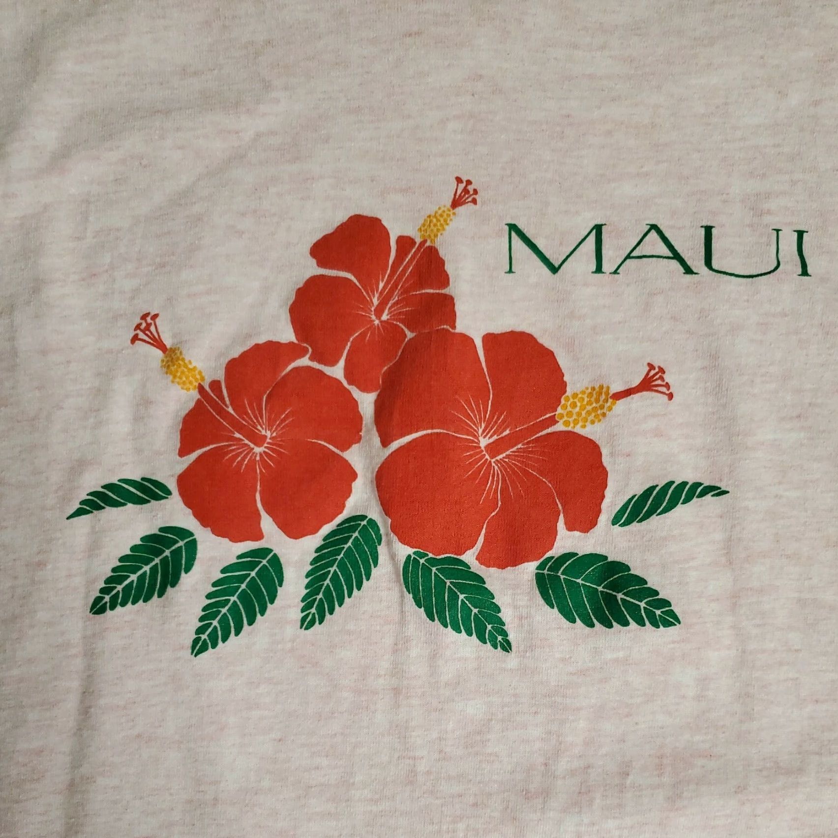 Pinko VINTAGE CalCru Floral T-Shirt Adult Large Pink Maui Hawaii Single Stitch Mens Size US L / EU 52-54 / 3 - 2 Thumbnail