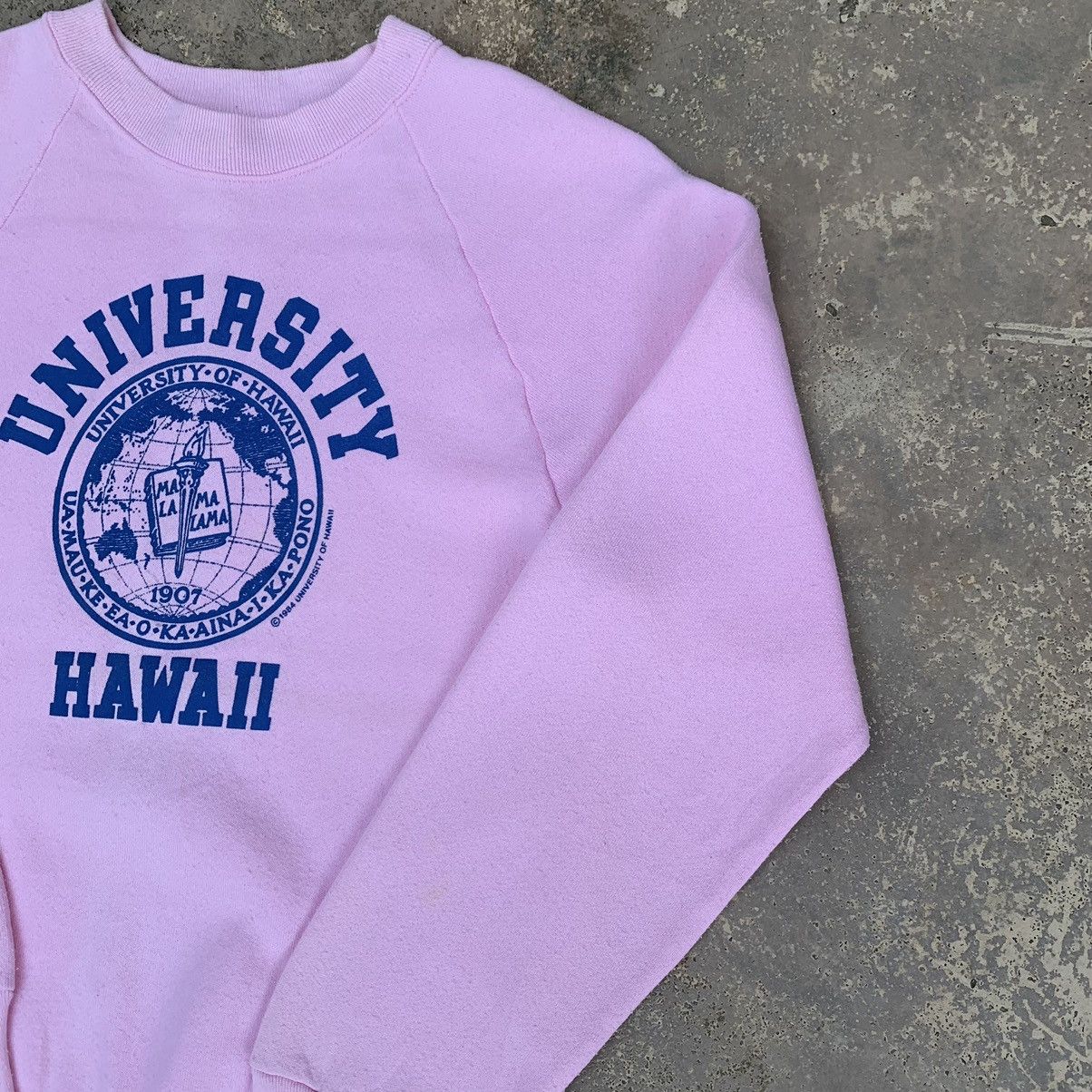 Fruit Of The Loom VINTAGE 1980s FRUIT UNIVERSITY OF HAWAII CREWNECK COLLEGE Size US S / EU 44-46 / 1 - 4 Thumbnail