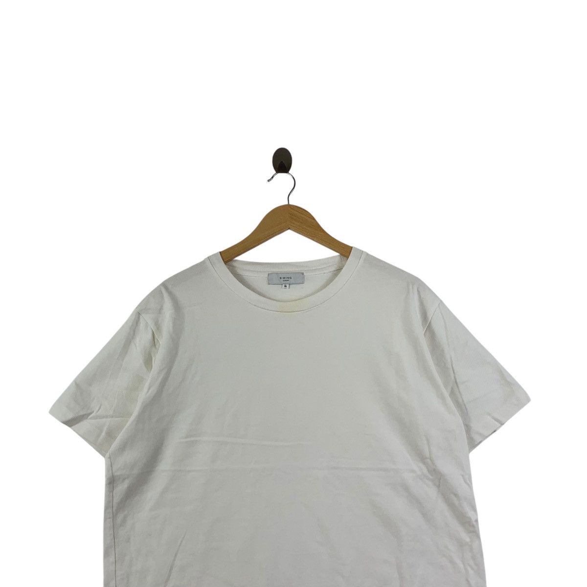 Beams Plus BEAMS PLUS B:MING Collection Plain White Baggy Tee Shirt Size XL / US 12-14 / IT 48-50 - 2 Thumbnail