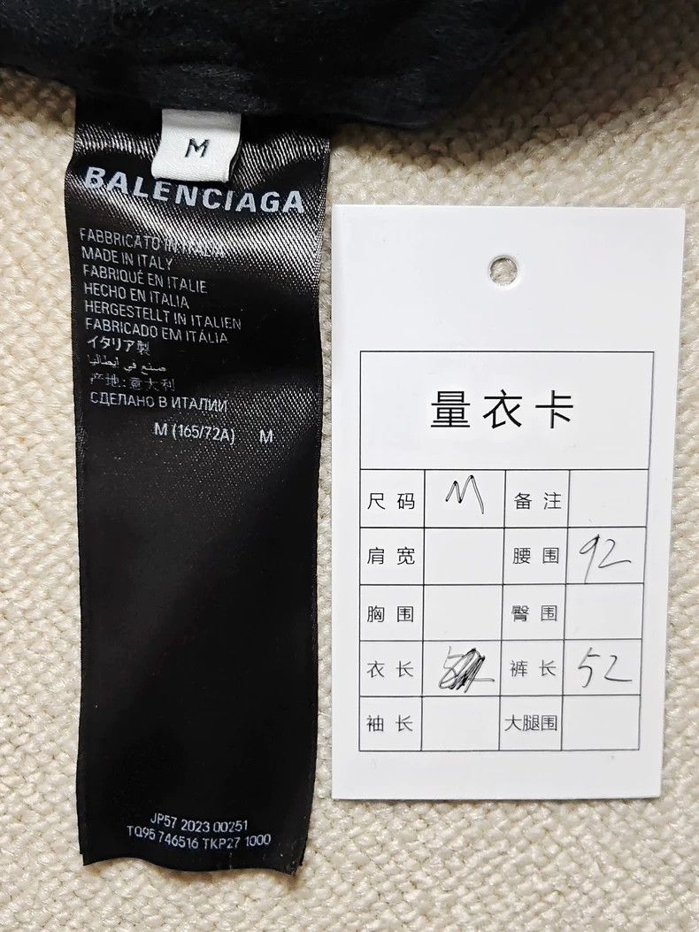 Balenciaga Balenciaga size m 24SS Disruptive Ink-Splashing Fringed Car Size US 30 / EU 46 - 6 Thumbnail