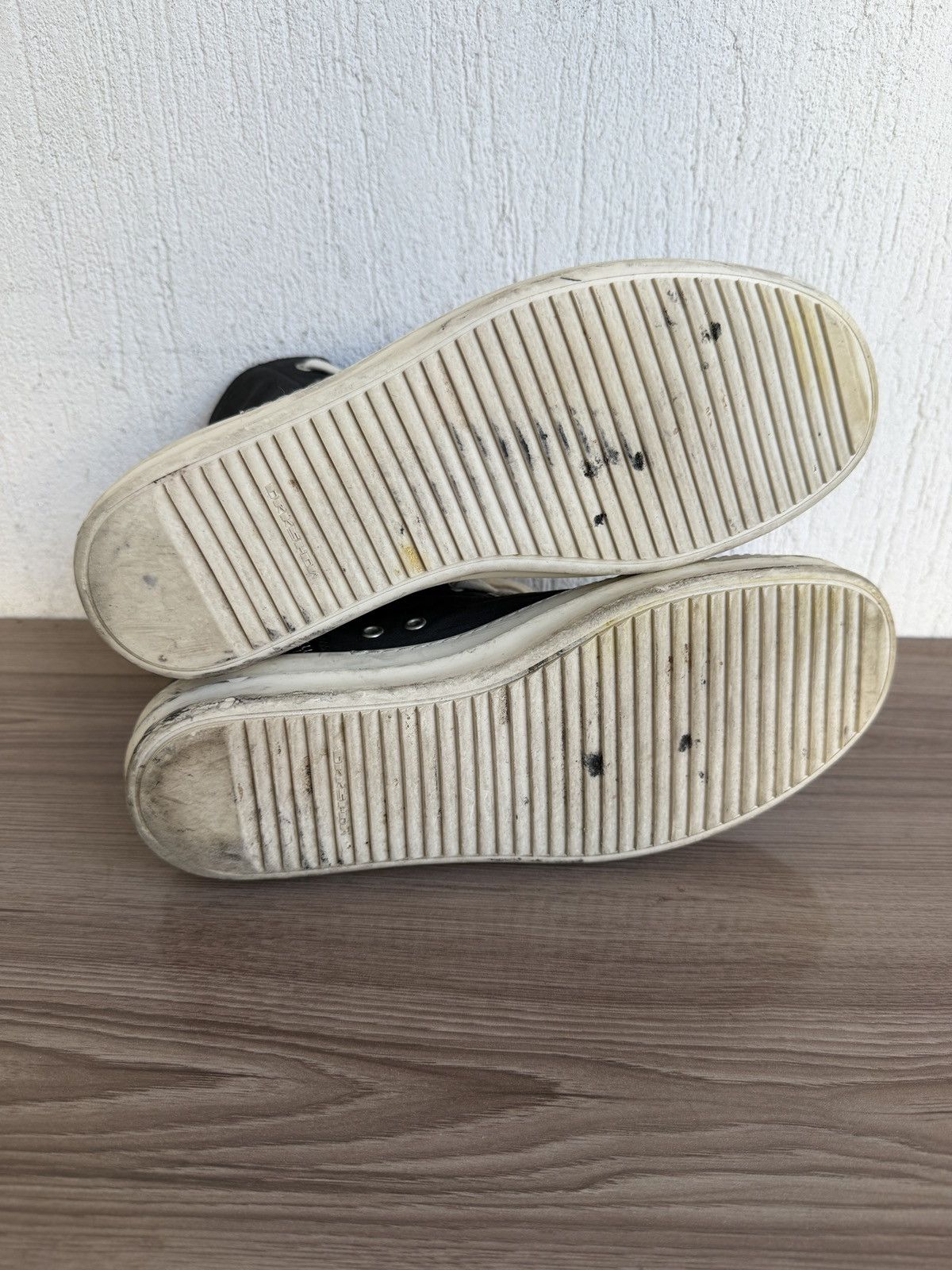 Rick Owens Drkshdw Waxed drkshdw ramones Size US 10 / EU 43 - 18 Thumbnail