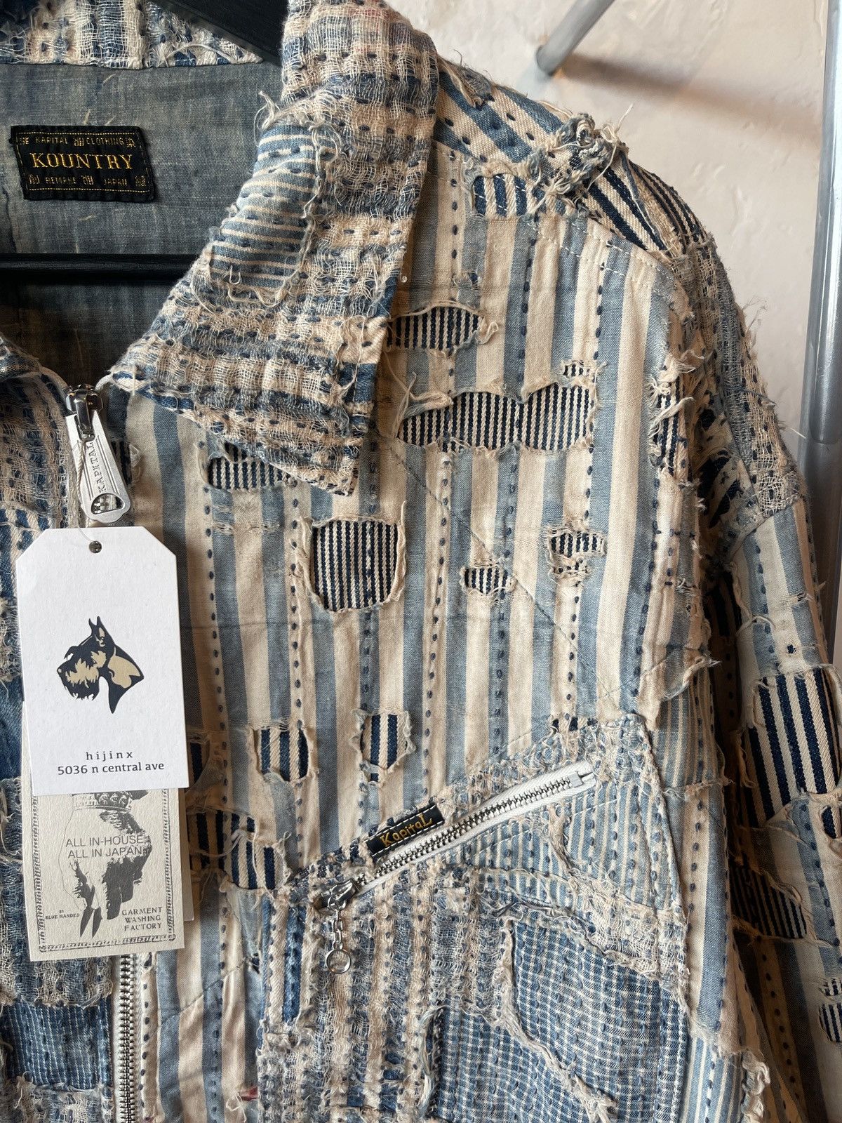 Kapital Kountry Kapital Kountry Liberty Boro Zip Up Jacket Size US XL / EU 56 / 4 - 5 Thumbnail