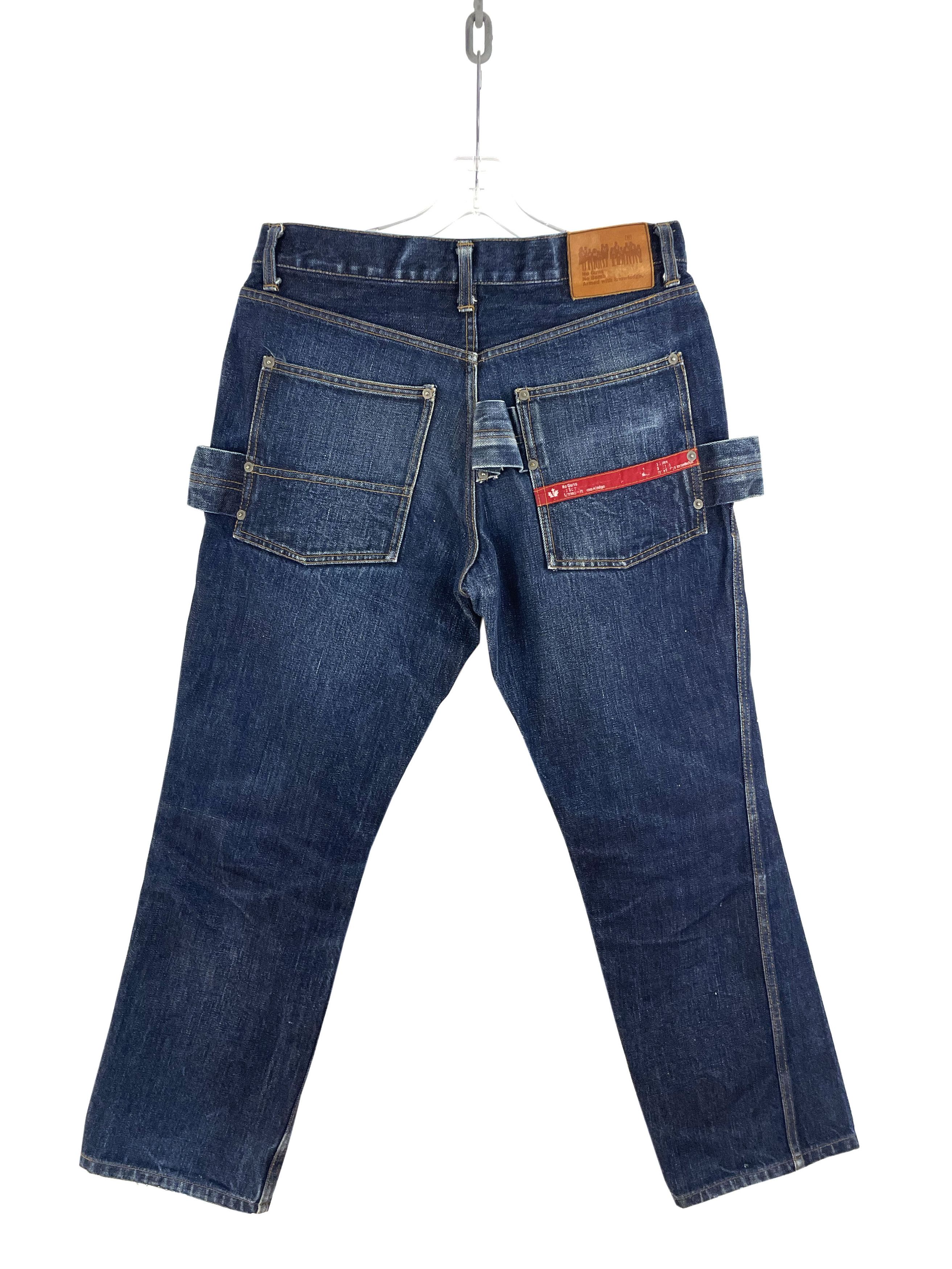 General Research 2005 No Guns No Bomb Armed With Knowledge Denim Size US 30 / EU 46 - 1 Thumbnail