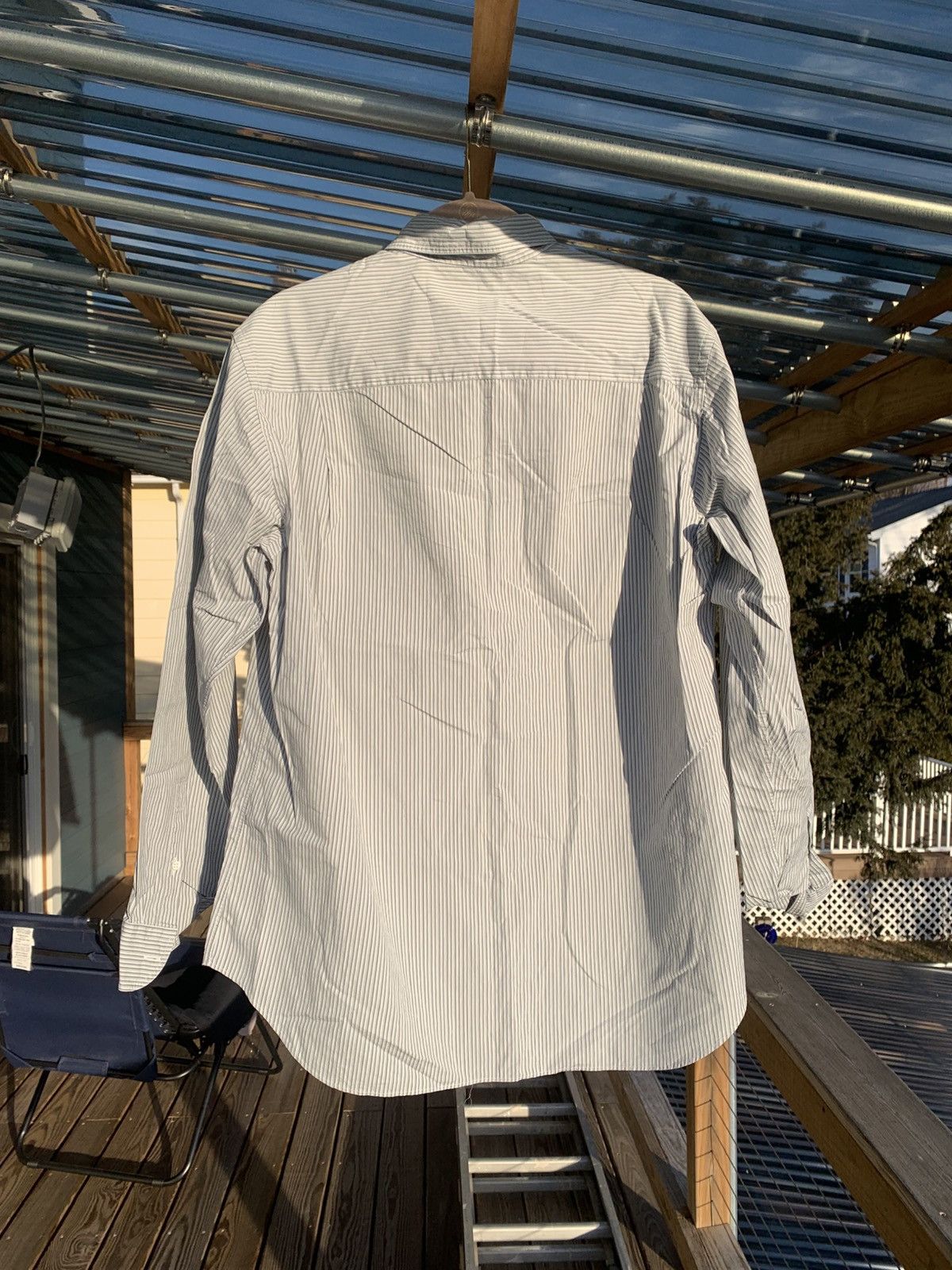Armani Collezioni Armani Collezioni Striped Button-Down Size US L / EU 52-54 / 3 - 2 Thumbnail
