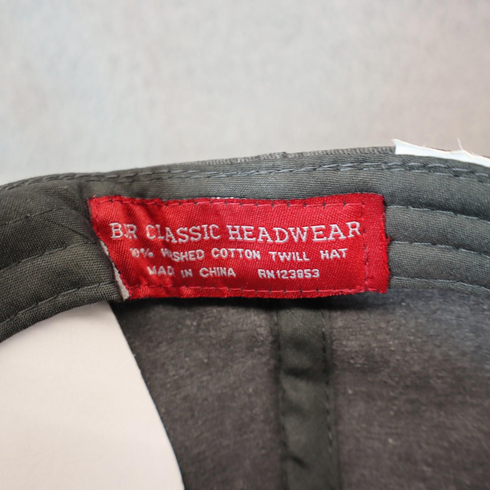 Other Clearwater Beach Hat Cap Adjustable Fishbone Black Acid Wash Size ONE SIZE - 8 Thumbnail