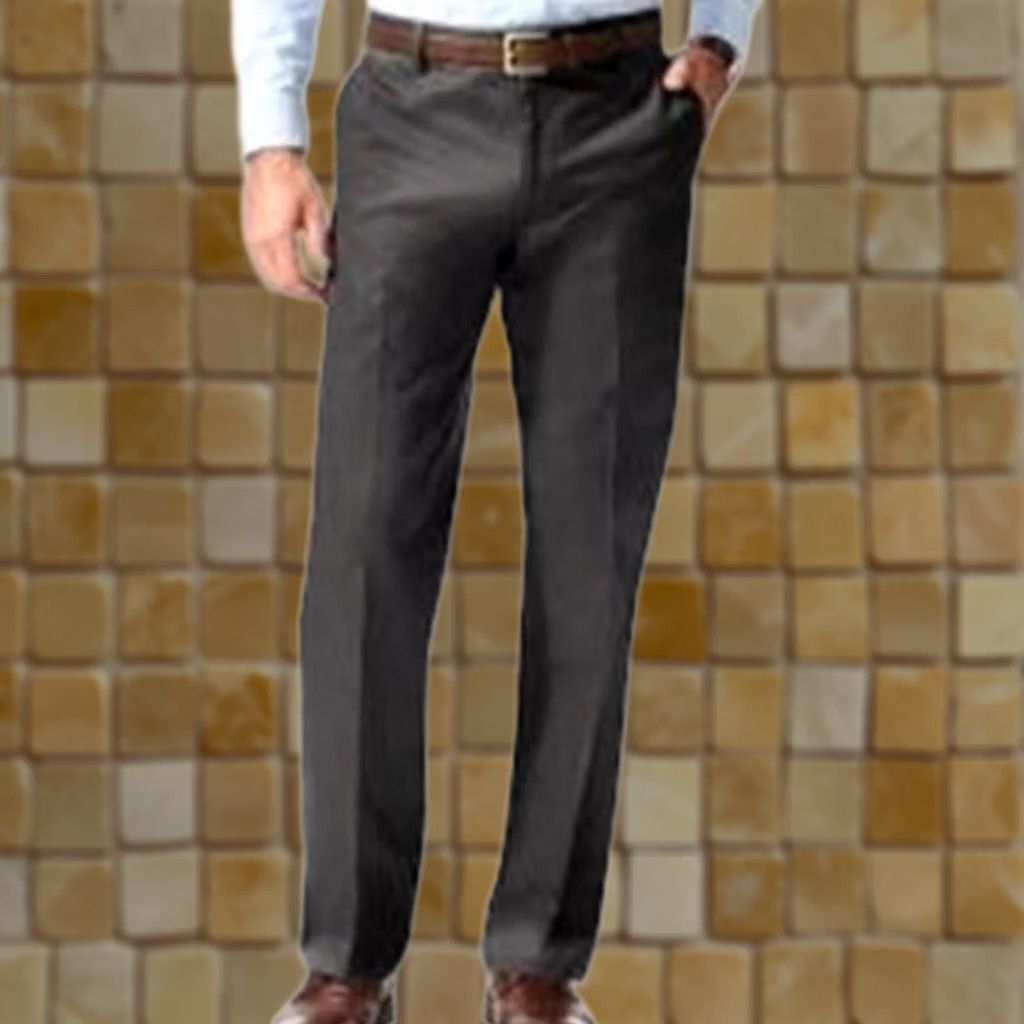 Dockers DOCKERS Signature Straight Pants Flat Front Steelhead Grey 34 34 Mens Size US 34 / EU 50 - 1 Preview