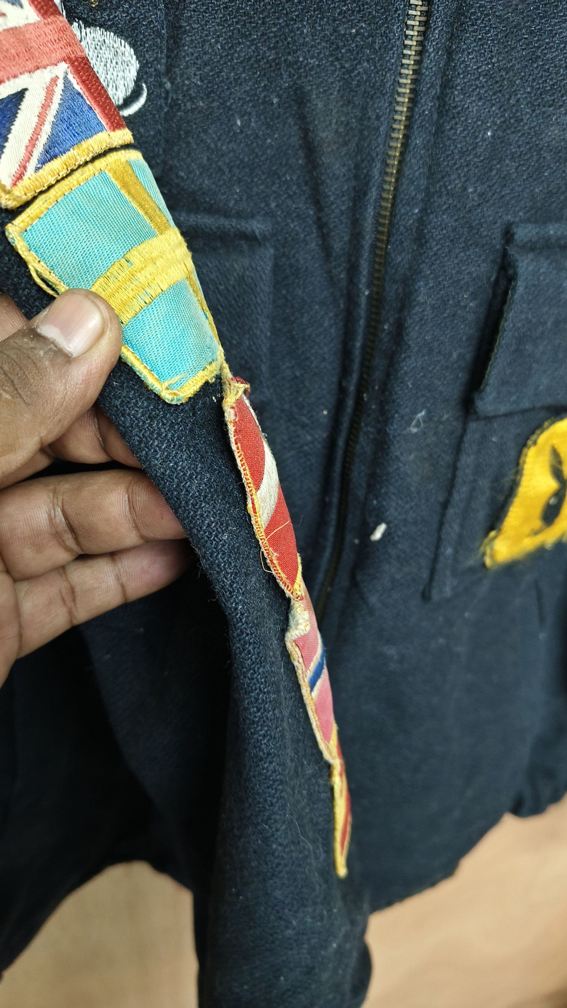 Other Vintage 1987 US Navy Med Cruise Wool Combat Patch 80s Size US XL / EU 56 / 4 - 15 Thumbnail
