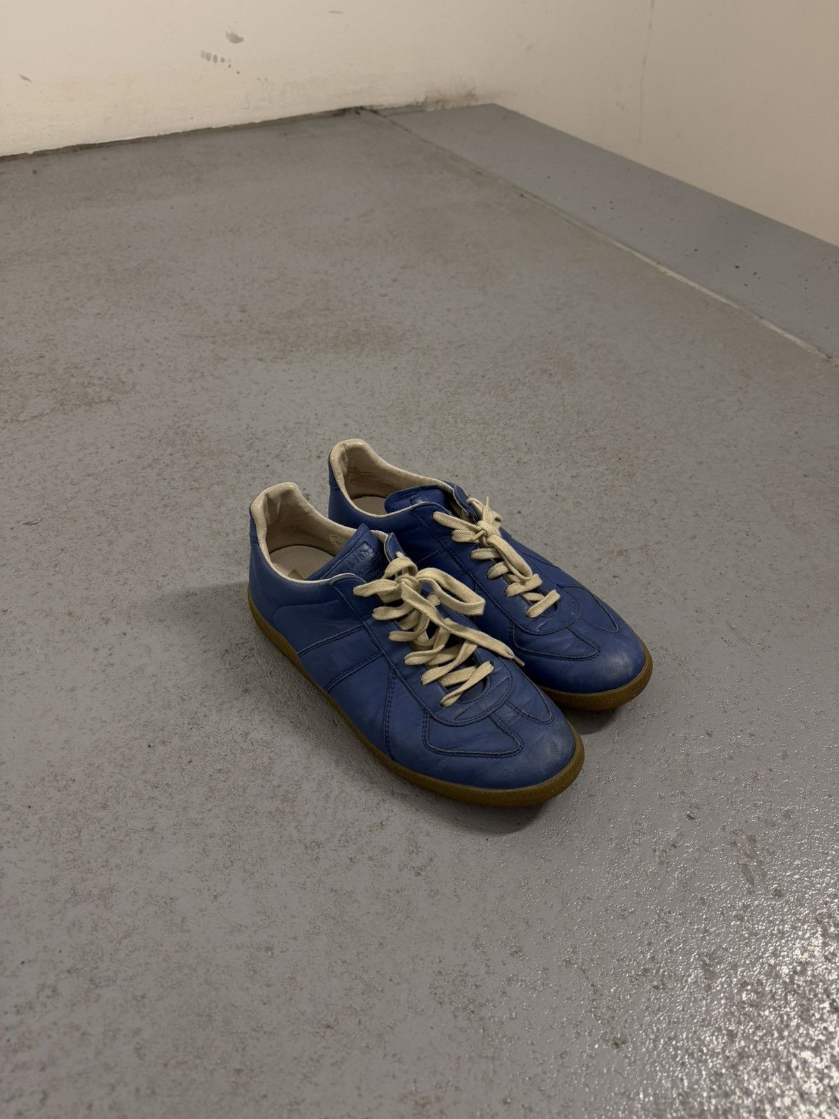 Maison Margiela Maison Margiela Gat Replica Leather Sneakers Size US 8 / EU 41 - 1 Thumbnail