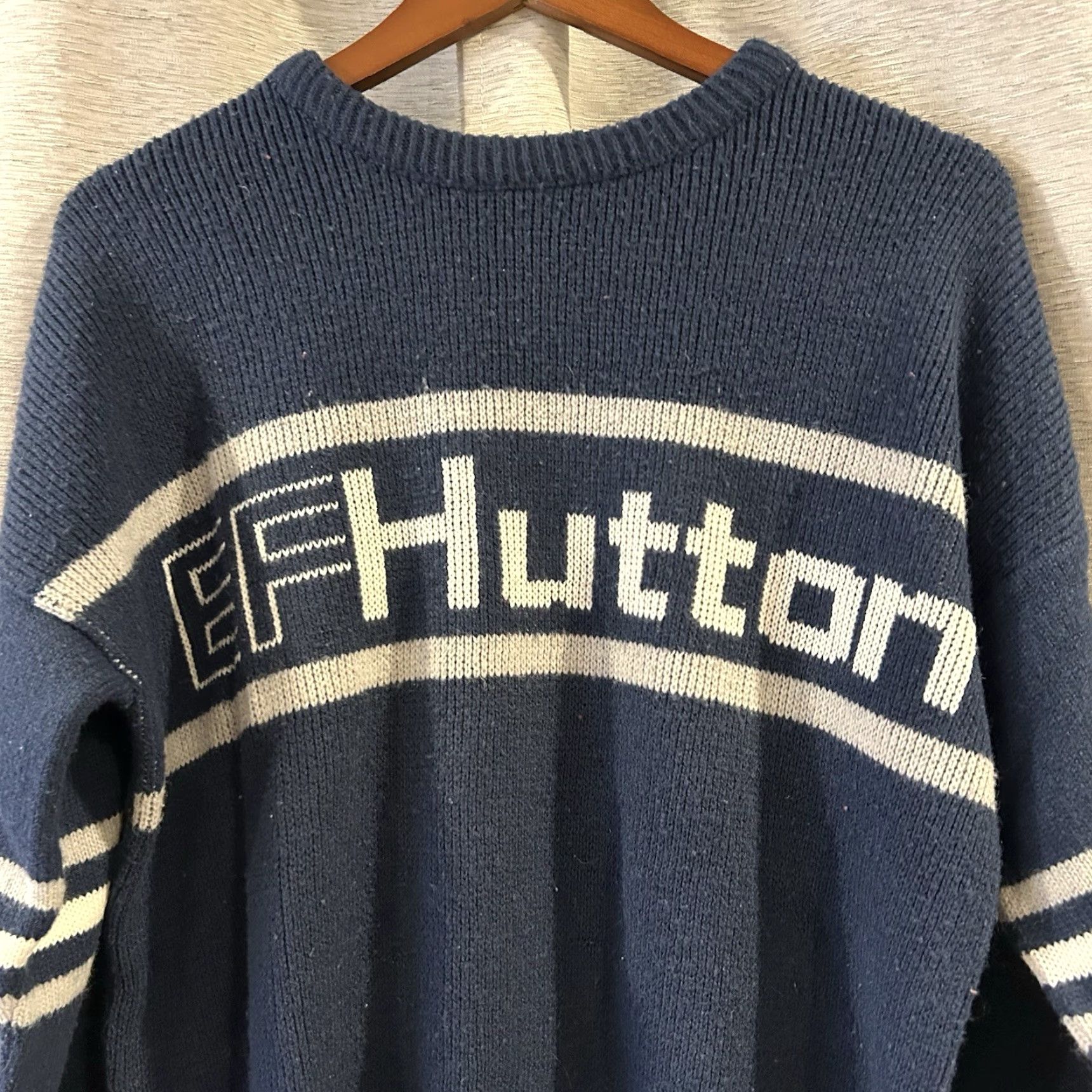 Vintage VINTAGE Cliff Engle Sweater 80s Pullover Crew Neck Wool Orlon Men M Blue Sweatshirt Shirt Size US M / EU 48-50 / 2 - 3 Thumbnail