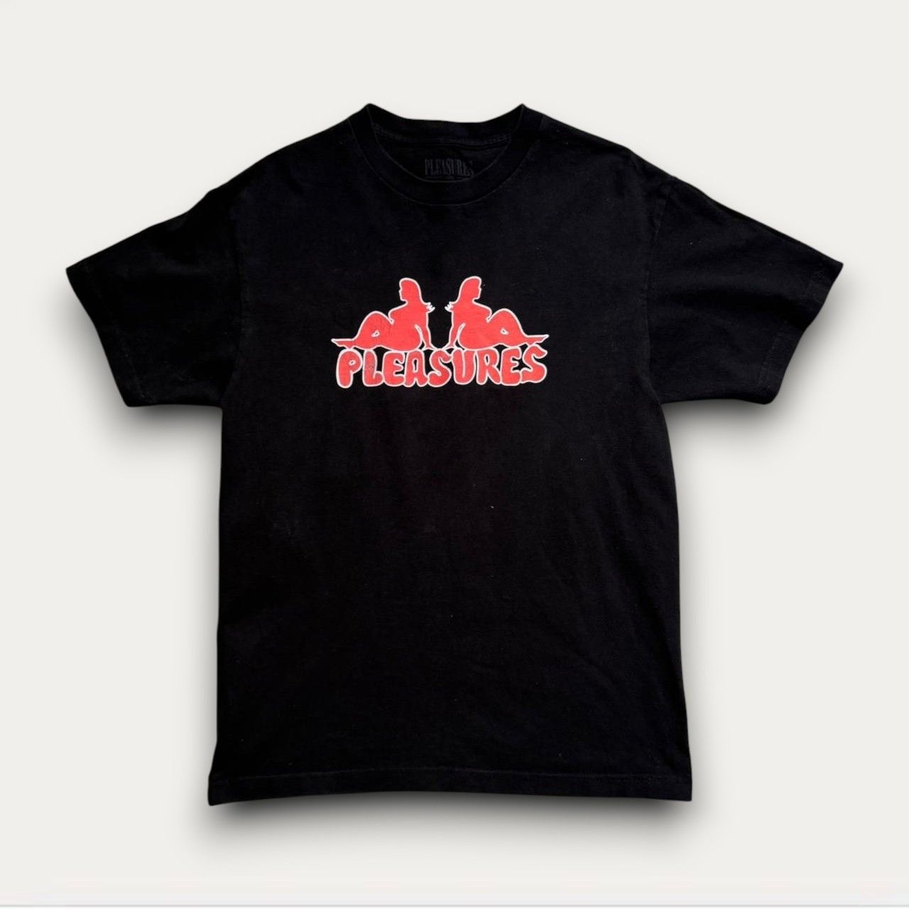 Pleasures Pleasures Thicc Logo SS21 Black T-Shirt Size US M / EU 48-50 / 2 - 1 Thumbnail