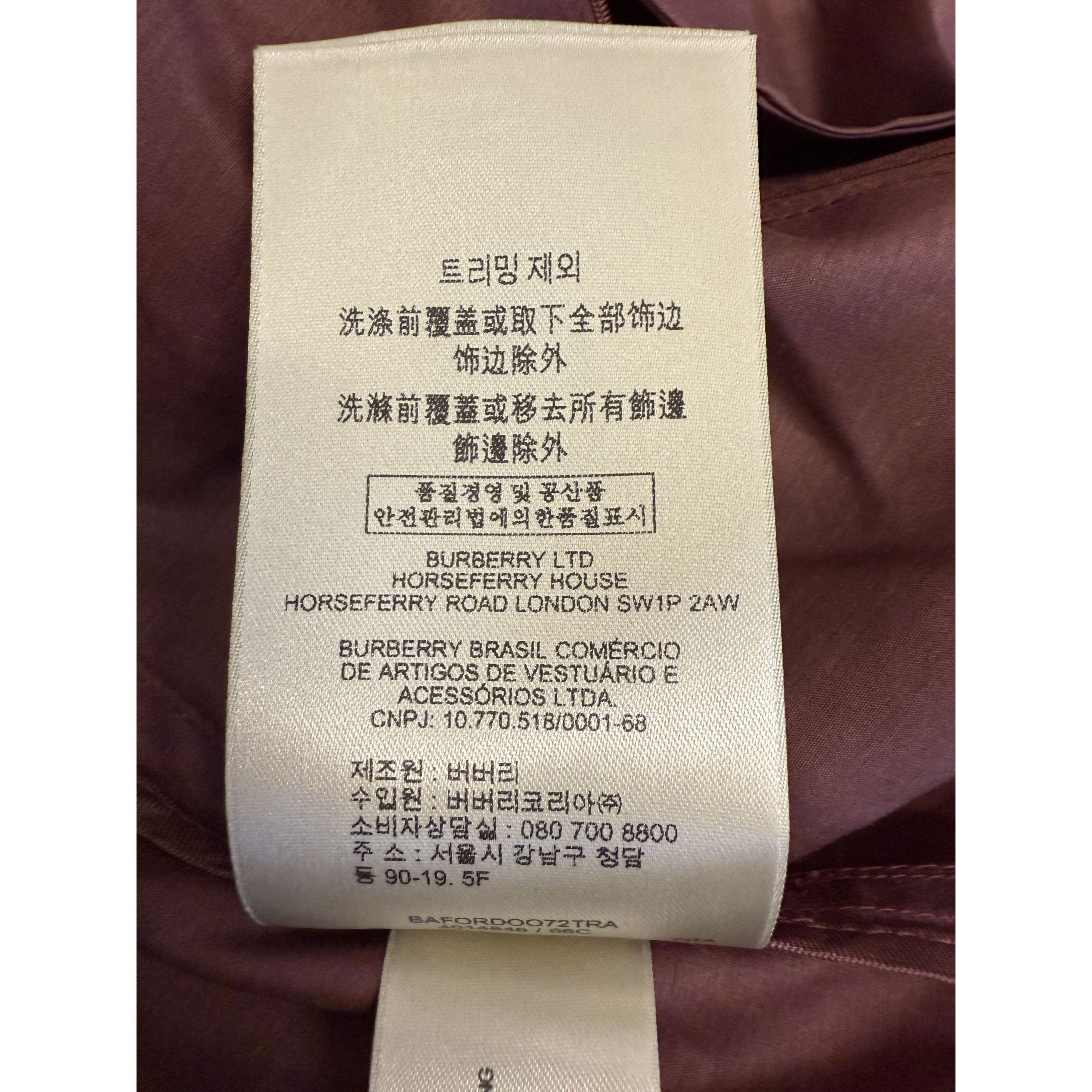 Burberry Burberry Womens Double-Breasted Trench Coat Size 6/UK 8 ITA Size M / US 6-8 / IT 42-44 - 15 Thumbnail