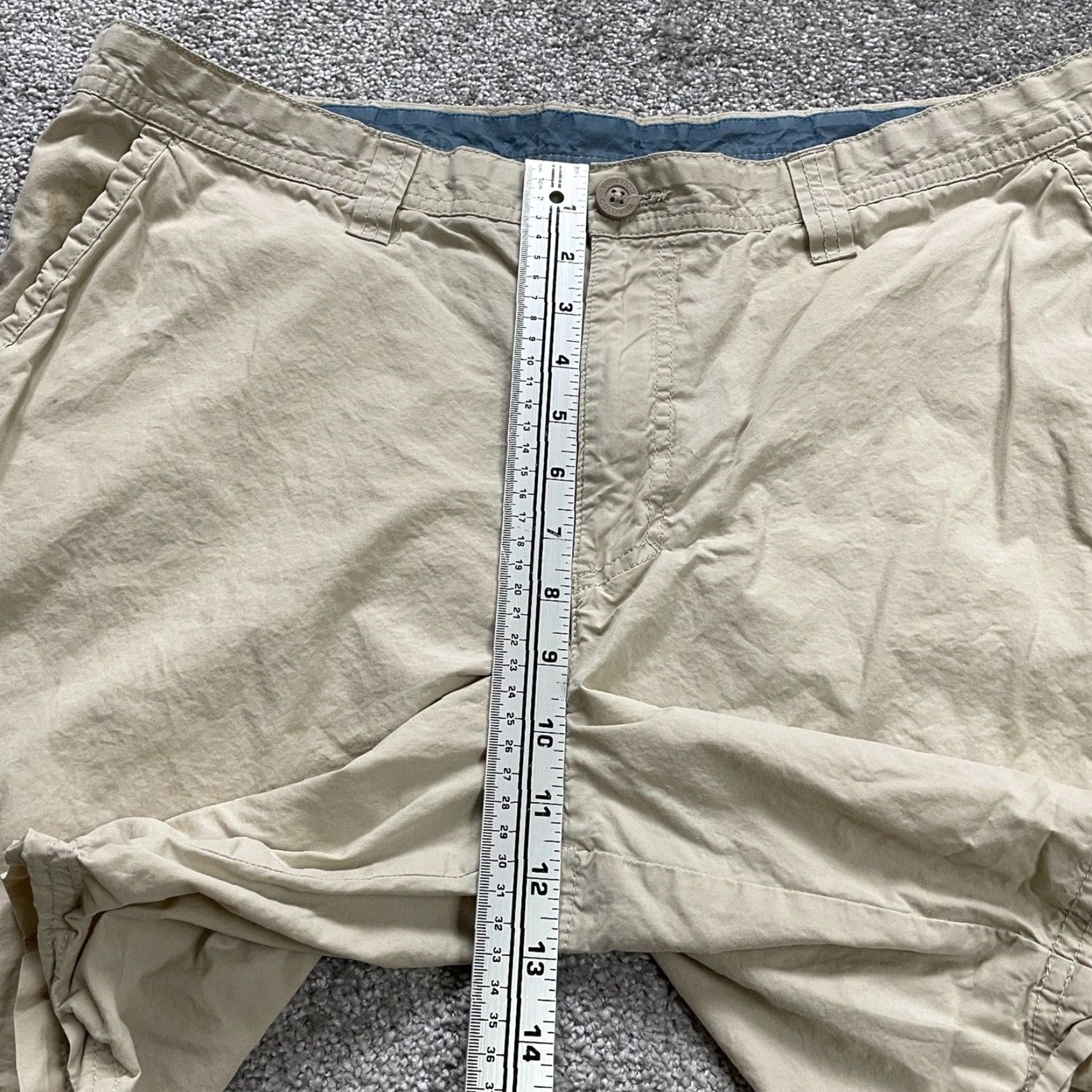 Vintage Columbia Chino Shorts 38 Mens Brown Casual Outdoor Solid Cotton Pockets Size US 38 / EU 54 - 7 Thumbnail