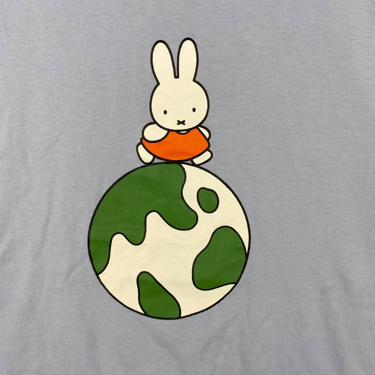 Cartoon Network × Japanese Brand MIFFY Dick Bruna Peace For All Graphic Faded Tee Shirt Size L / US 10 / IT 46 - 2 Thumbnail