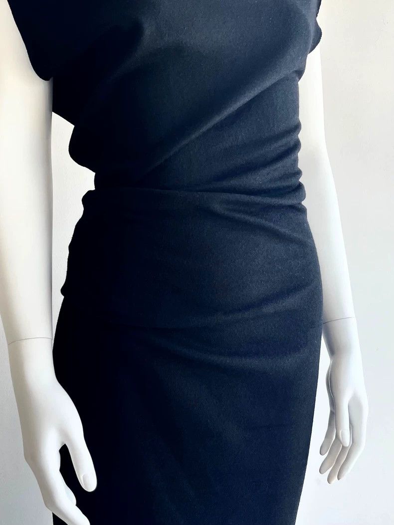 Helmut Lang HELMUT LANG Irregular knotted wool dress Size S / US 4 / IT 40 - 3 Thumbnail