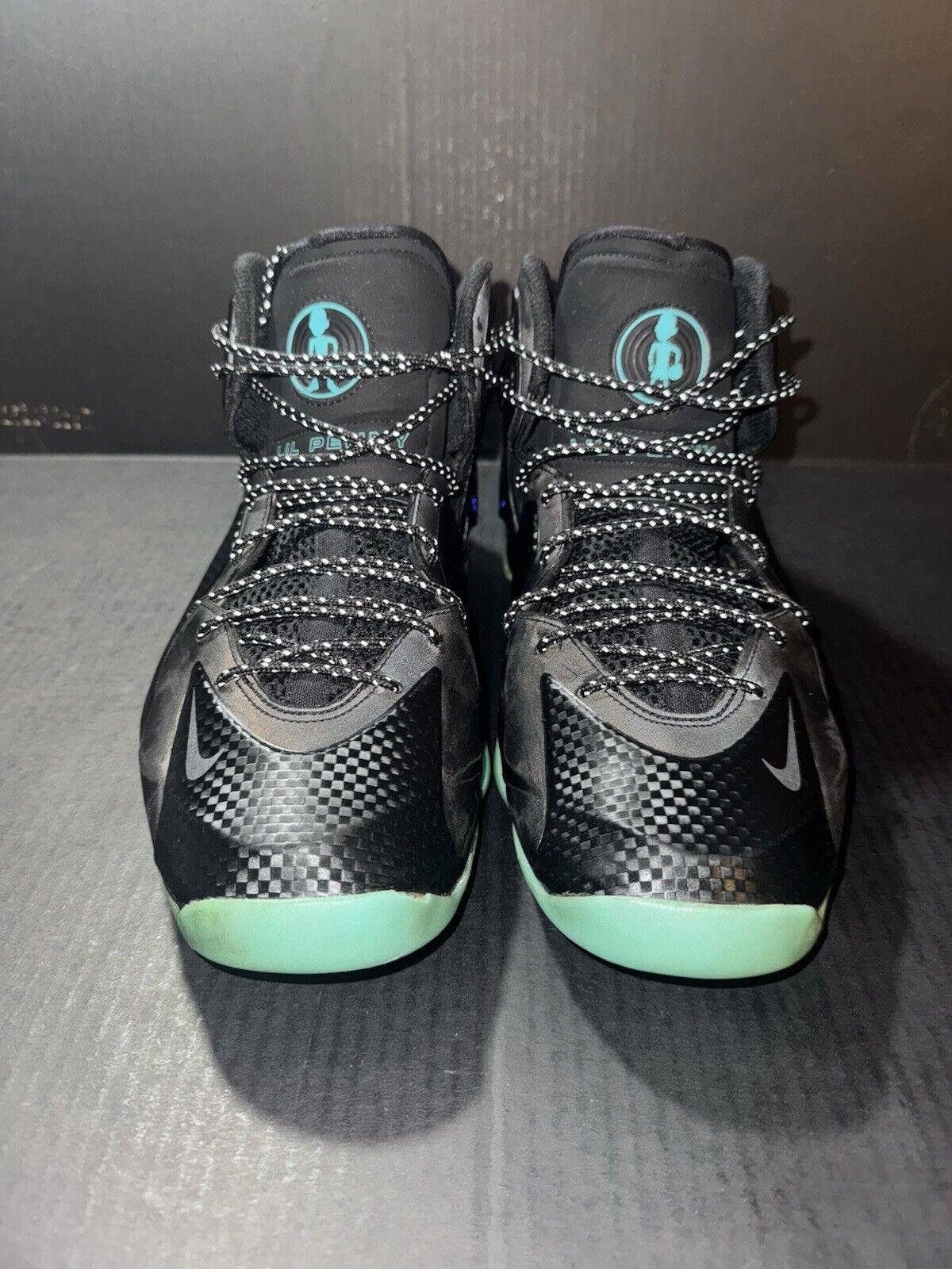 Nike Nike Men's Lil Penny Posite Black Jade 630999-002 Sz 11.5 Size US 11.5 / EU 44-45 - 3 Thumbnail