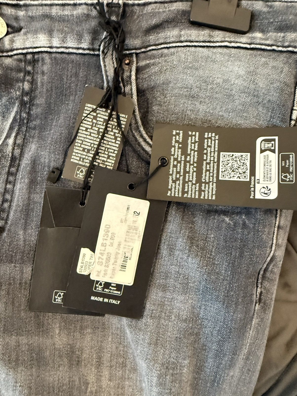 Dsquared2 Dsquared2 gray denim shorts Size US 36 / EU 52 - 4 Thumbnail