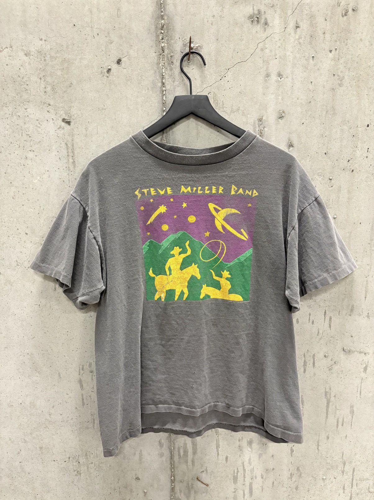 Band Tees Vintage Steve Miller Band Shirt Faded Distressed Grunge Size US XL / EU 56 / 4 - 1 Thumbnail