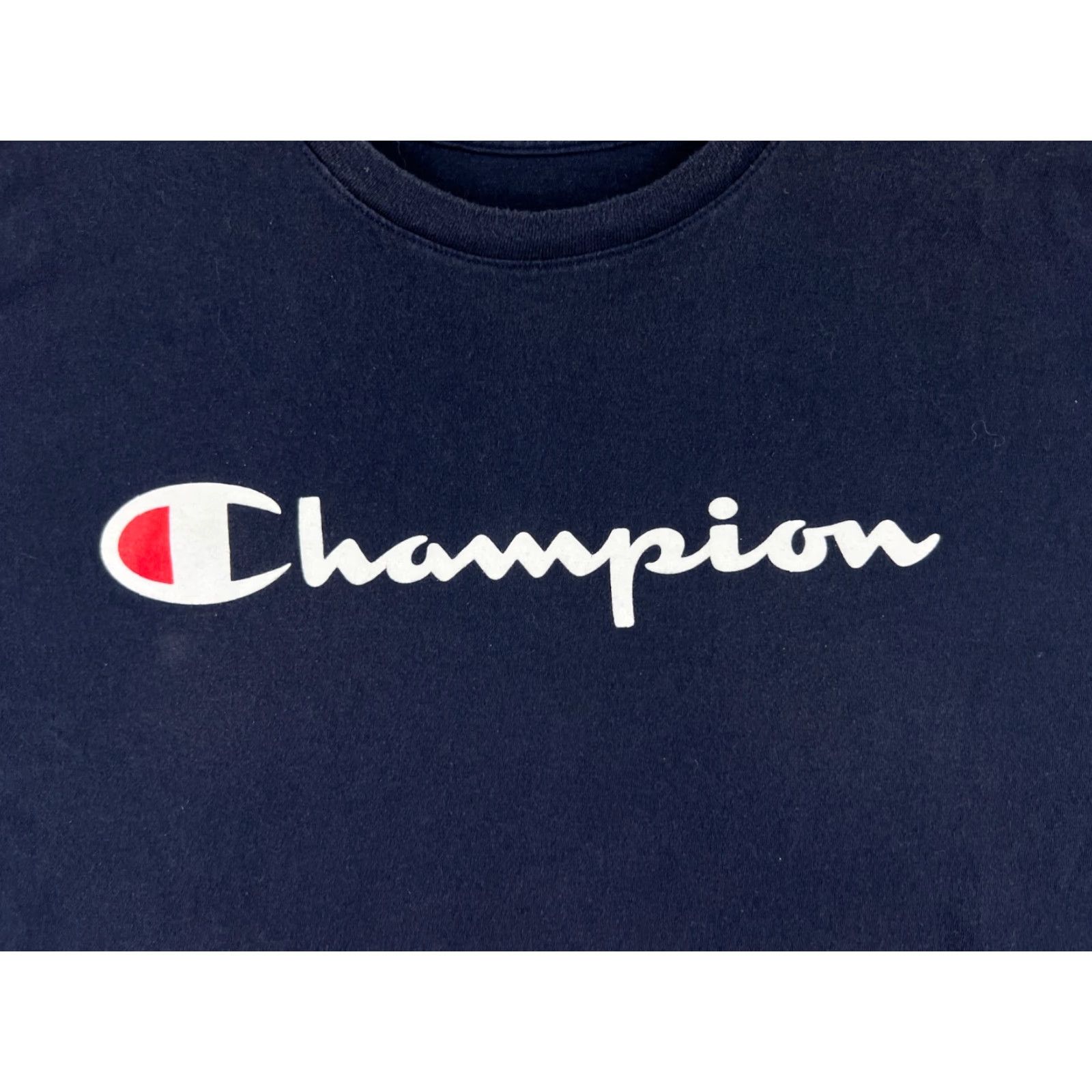 Champion Champion Shirt Men XL Blue Logo Short Sleeve Cotton Jersey Sports Retro All Seasons Men’s T-Shirt Size US XL / EU 56 / 4 - 3 Thumbnail