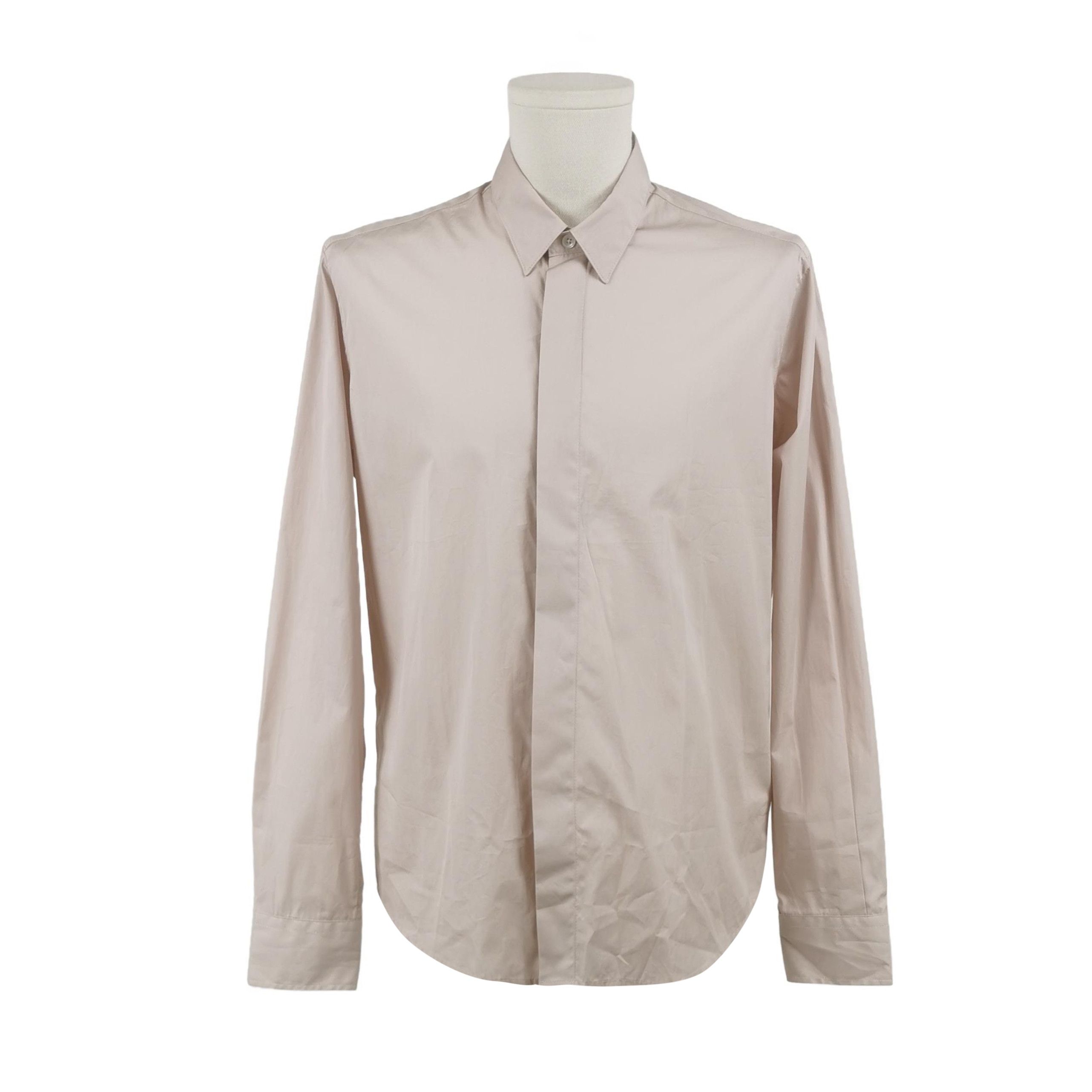 Louis Vuitton AM Alexandre Mattiussi Cotton Solid Collar Shirt S Size US S / EU 44-46 / 1 - 1 Thumbnail
