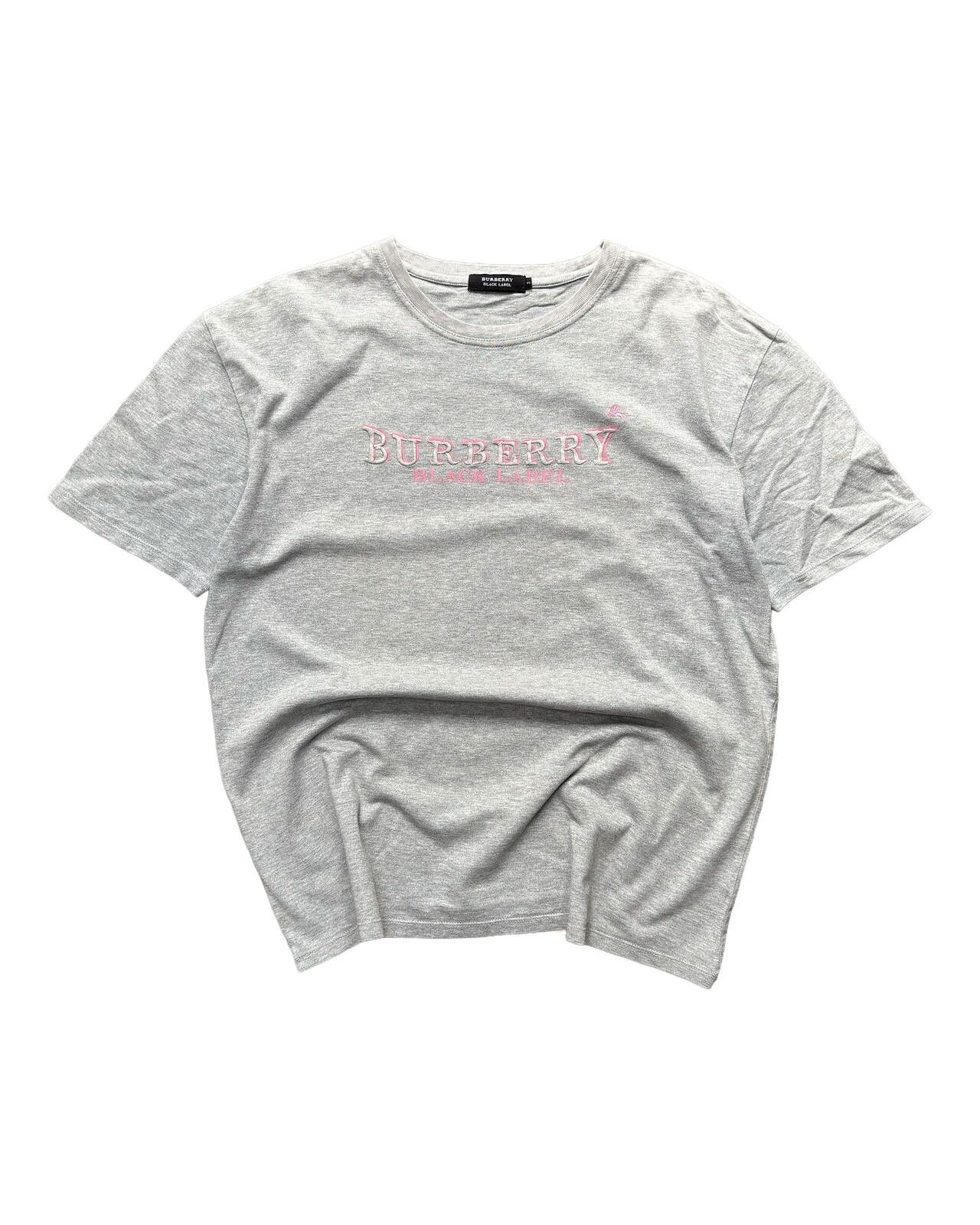 Burberry Burberry Black Label Logo T Shirt Grey Pink Large Size US L / EU 52-54 / 3 - 1 Thumbnail