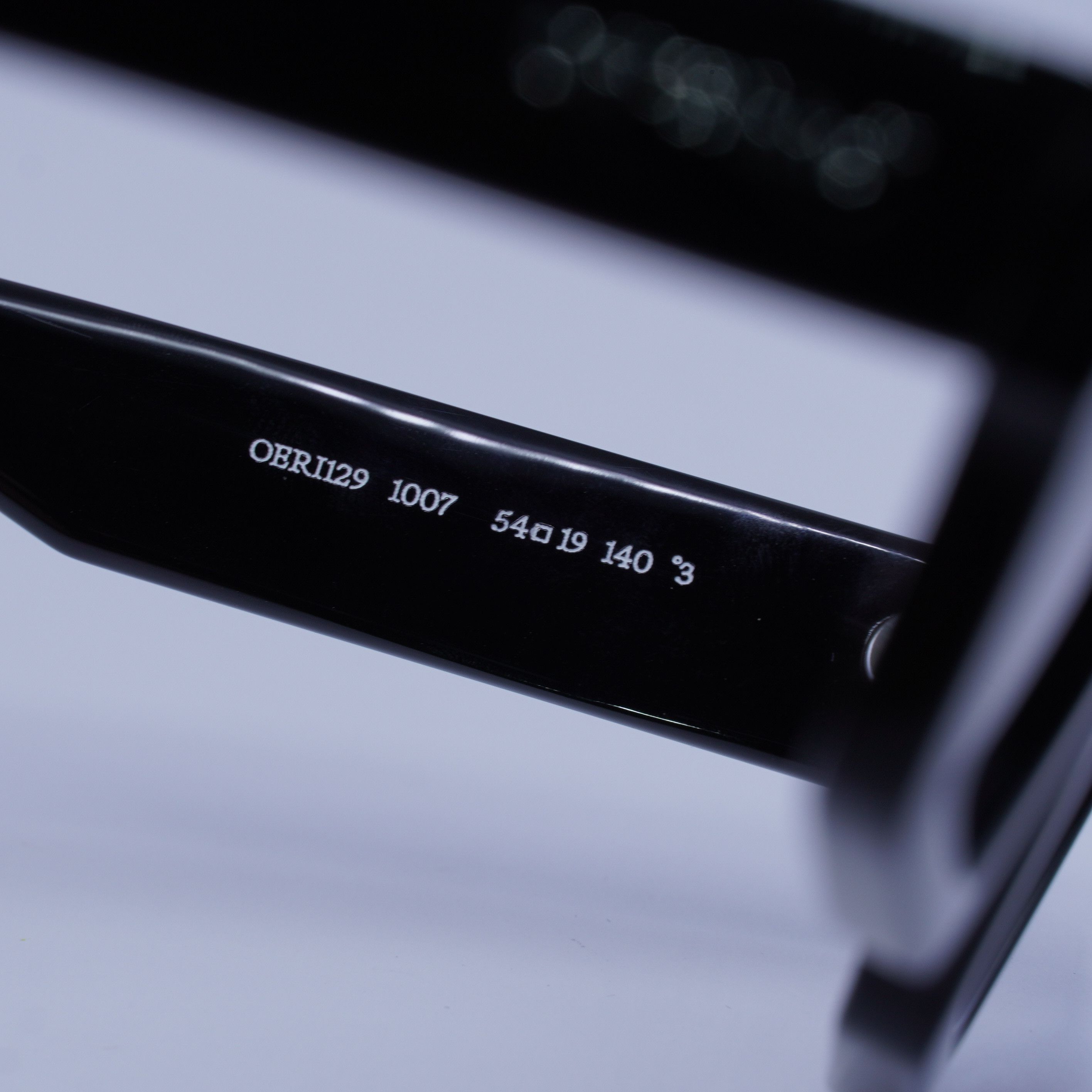Off-White Off-White OERI129 MANCHESTER 1007 Sunglasses Black Rectangle Size ONE SIZE - 6 Thumbnail