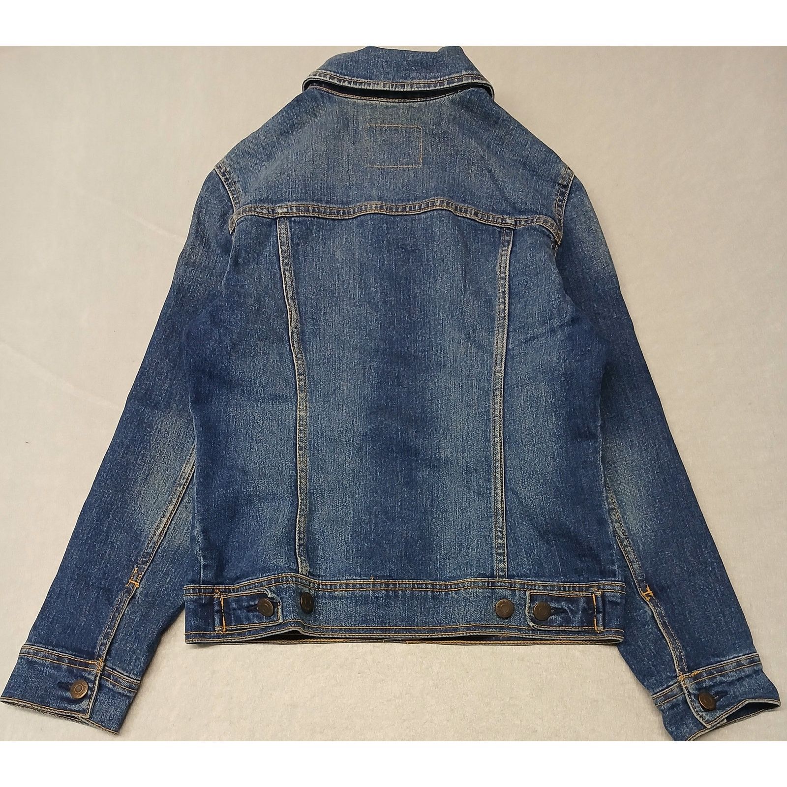 Old Navy Old Navy (XSmall) Long Sleeve Blue Denim Jean Jacket Size XS / US 0-2 / IT 36-38 - 6 Thumbnail