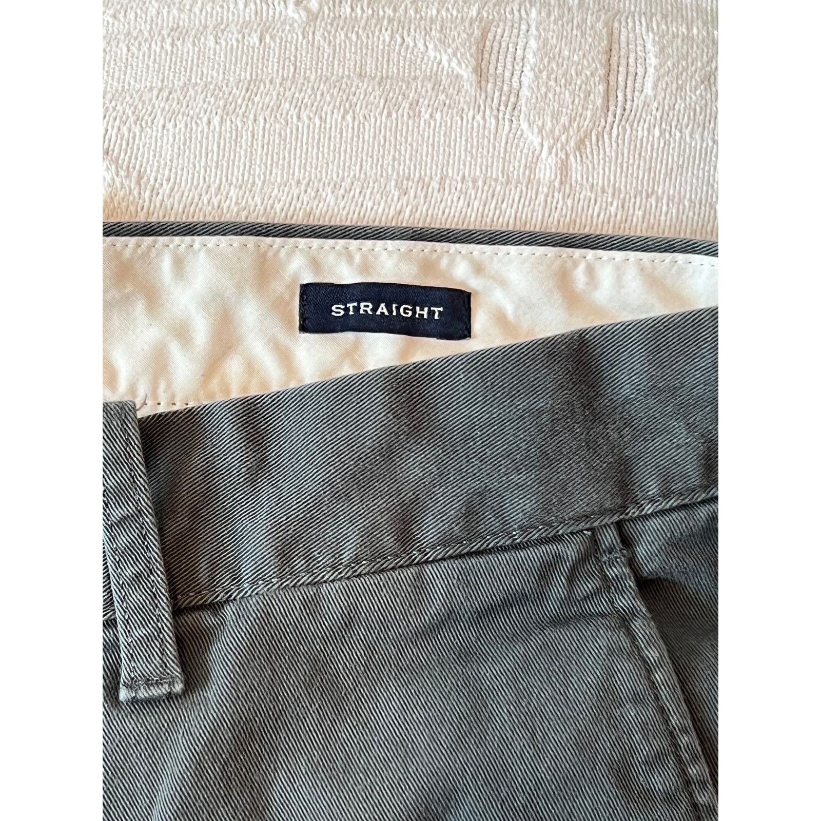 J.Crew J Crew Flex Flat Front Straight Chinos Mens 32X34 Size US 32 / EU 48 - 4 Thumbnail