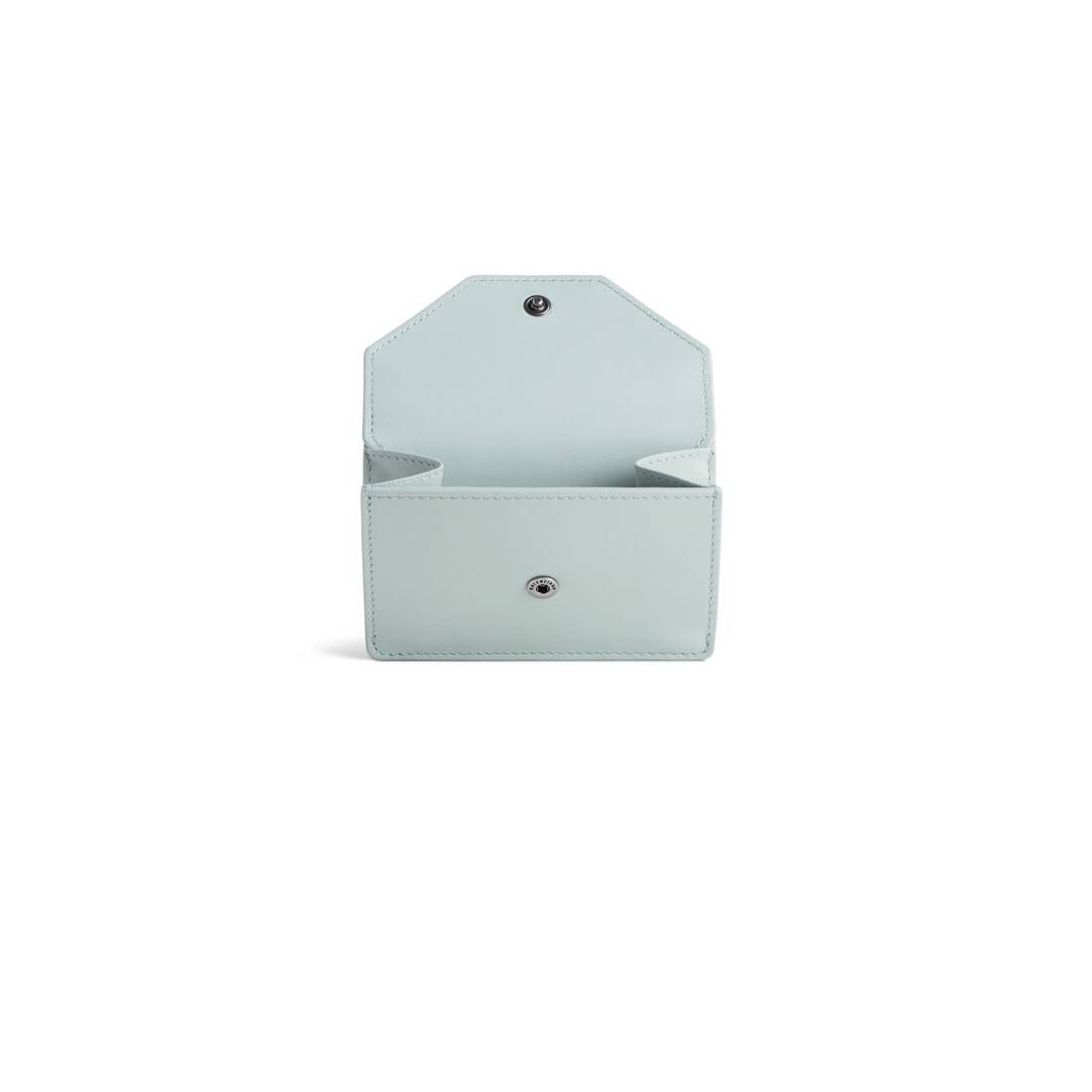 Balenciaga o1srvl11e0925 Size: OS / Envelope Mini Wallet in Light Blue Size ONE SIZE - 2 Thumbnail