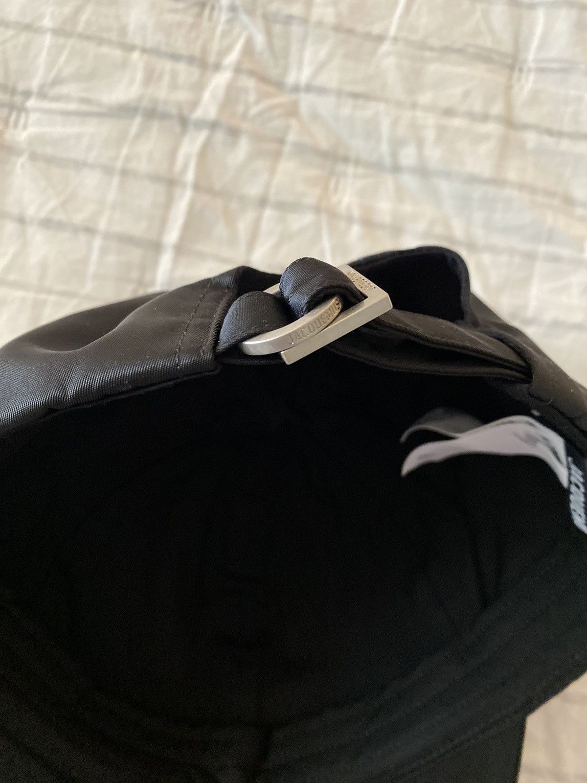 Jacquemus JACQUEMUS La Casquette Ovalie Black Cap Size ONE SIZE - 10 Thumbnail