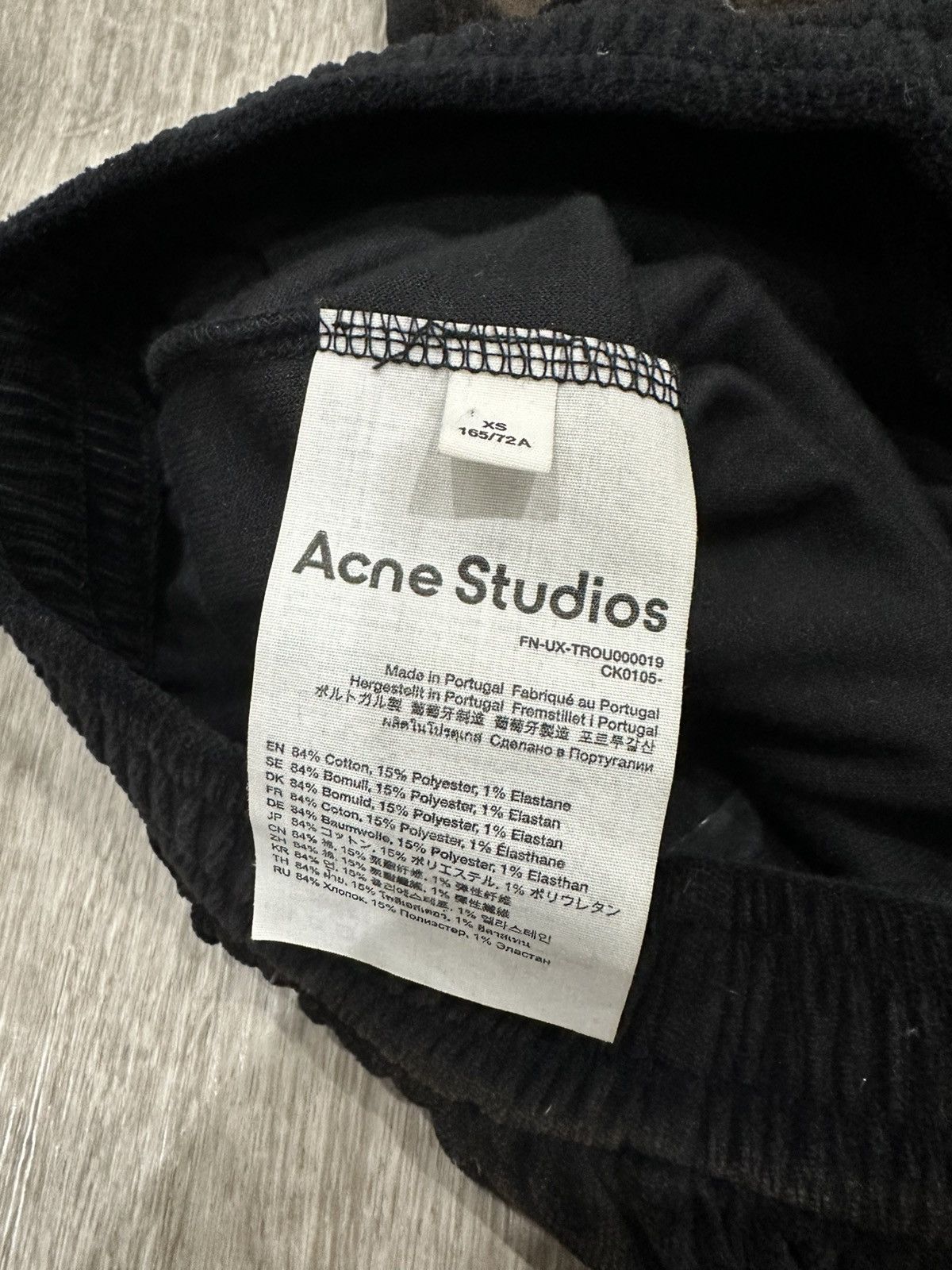 Acne Studios Acne Studios SS24 Black Logo Sweatpants Size US 30 / EU 46 - 9 Thumbnail