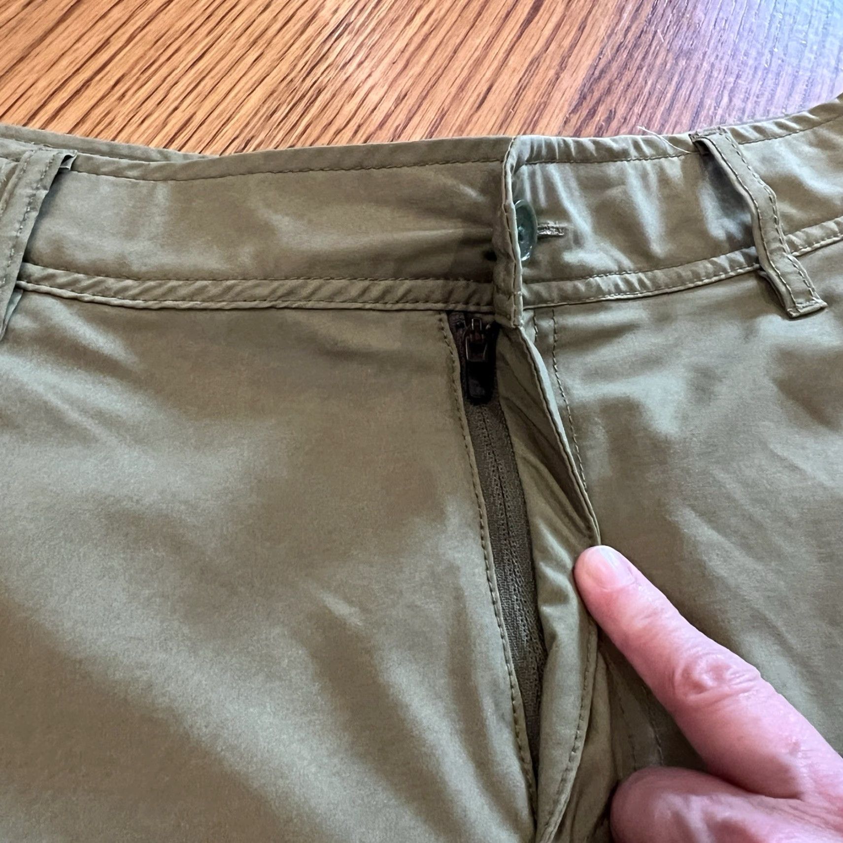 Toad&Co TOAD&CO Hybrid Walking Shorts Men’s Green 32 Regular Mid Rise 10" Inseam Outdoor Casual Stretch Size US 32 / EU 48 - 4 Thumbnail