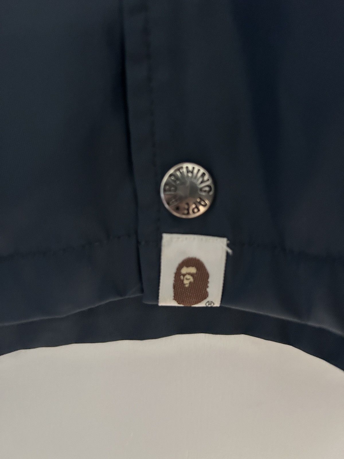 Bape A Bathing Ape Bape Navy Coach Jacket Size US L / EU 52-54 / 3 - 5 Thumbnail