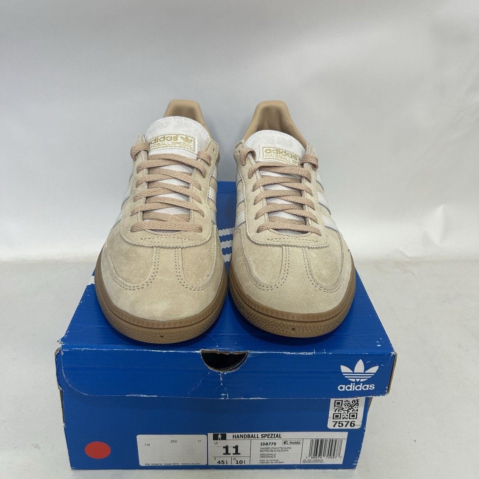 Adidas adidas Handball Spezial 'Magic Beige Gum' ID8779 Size US 10.5 / EU 43-44 - 2 Thumbnail