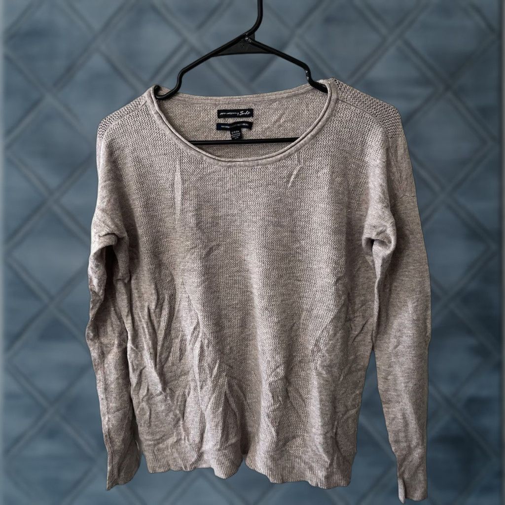 American Eagle Outfitters AMERICAN EAGLE OUTFITTERS Womens Long Sleeve T-Shirt Size Small Purple Basic Size S / US 4 / IT 40 - 1 Thumbnail