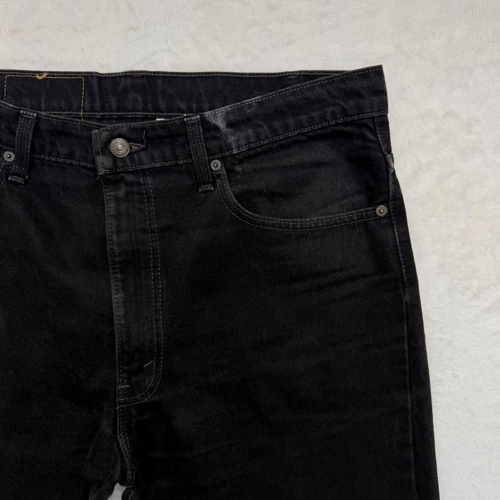 Levi's VINTAGE Levi's 505 Jeans Mens 38x30 Regular Fit Straight Leg Denim Dark Wash Size US 38 / EU 54 - 2 Thumbnail
