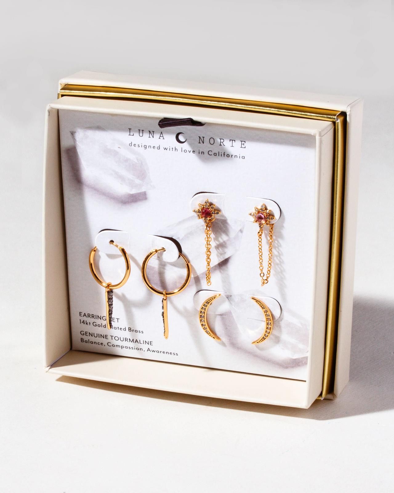 Other Luna Norte Twilight Earring Set - Tourmaline Size ONE SIZE - 2 Thumbnail