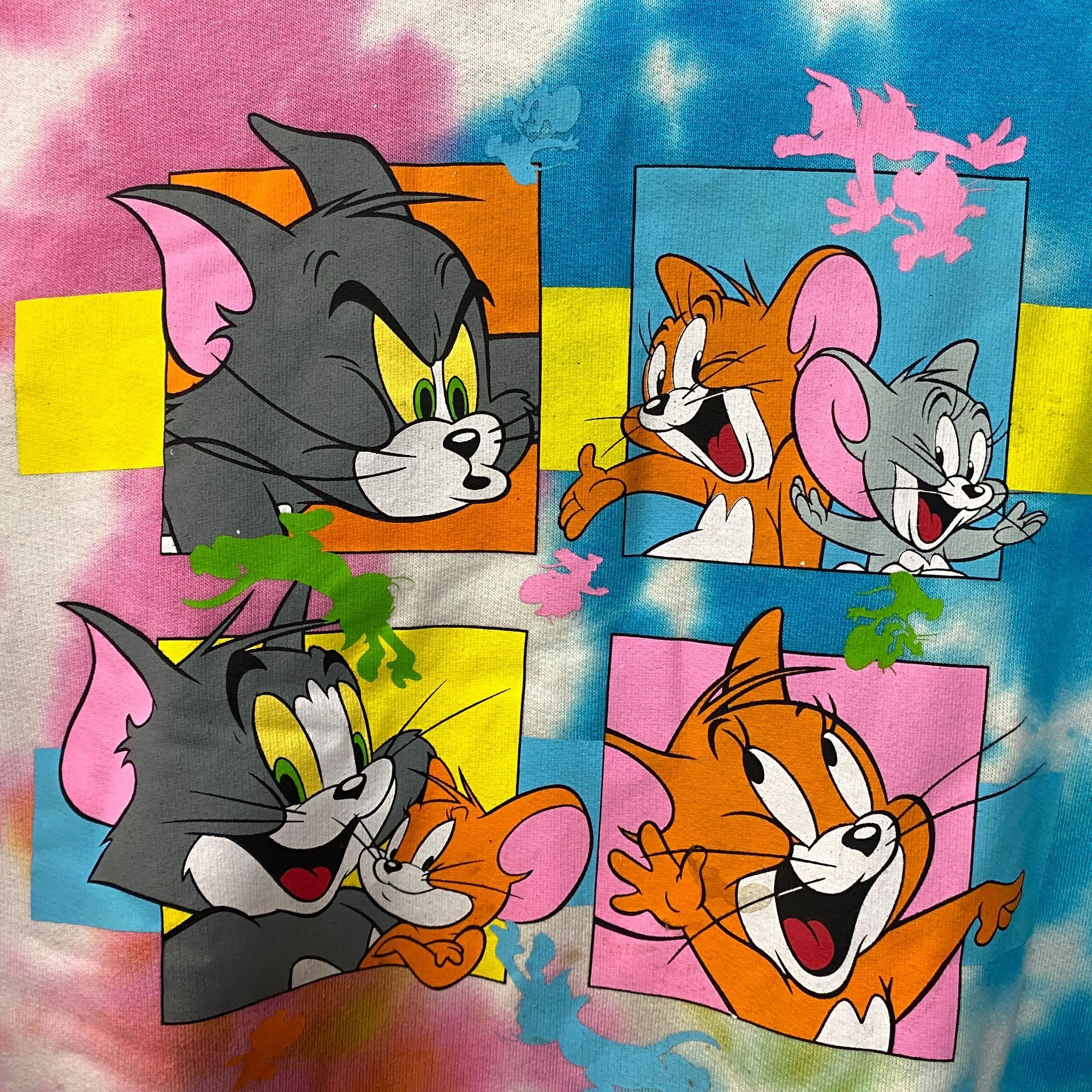Other Tom and Jerry The Animated Series Tie Dye Hoodie Medium Size US M / EU 48-50 / 2 - 2 Thumbnail