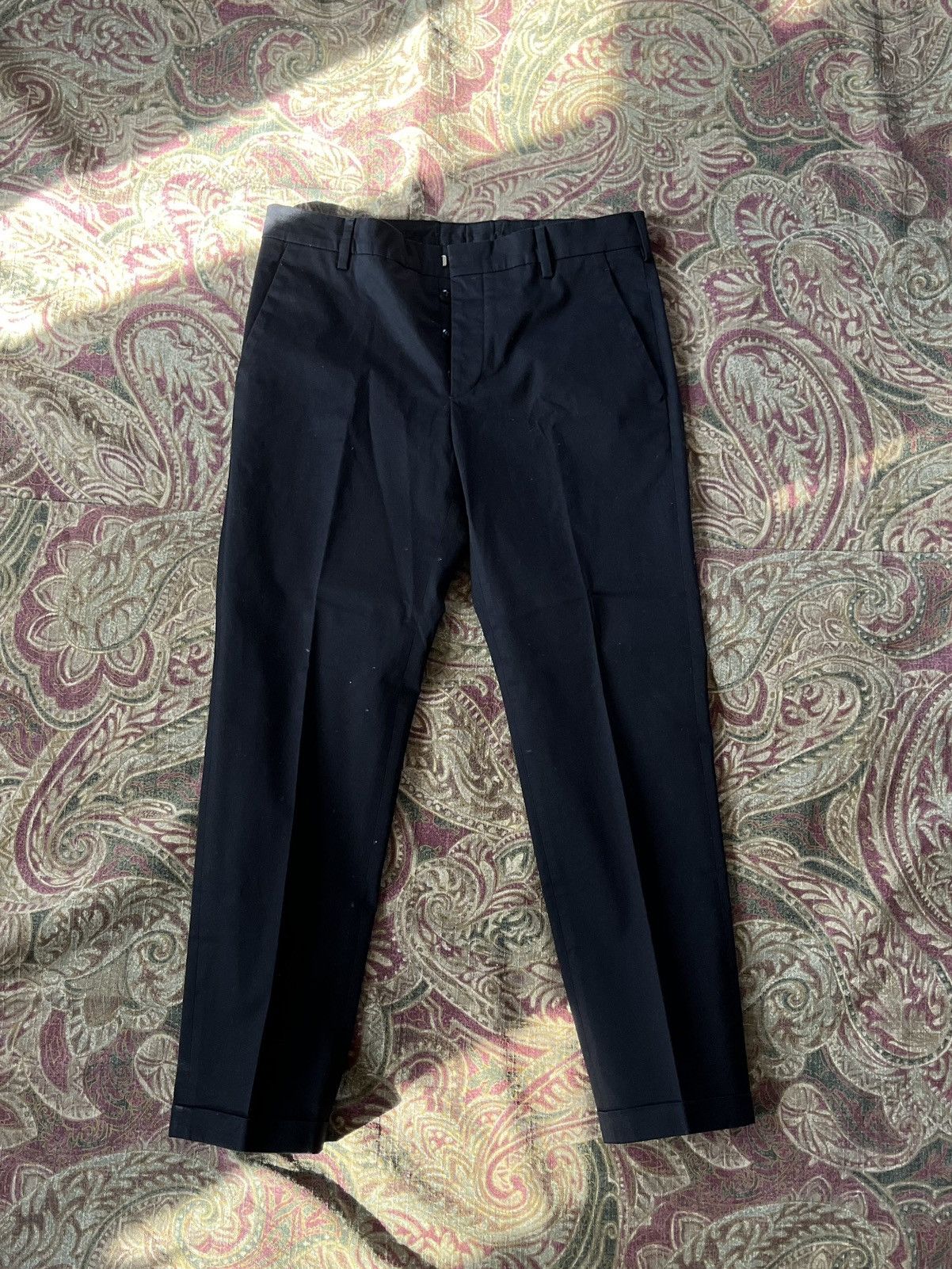 image of Black Prada Dress Pants, Men's (Size 34)