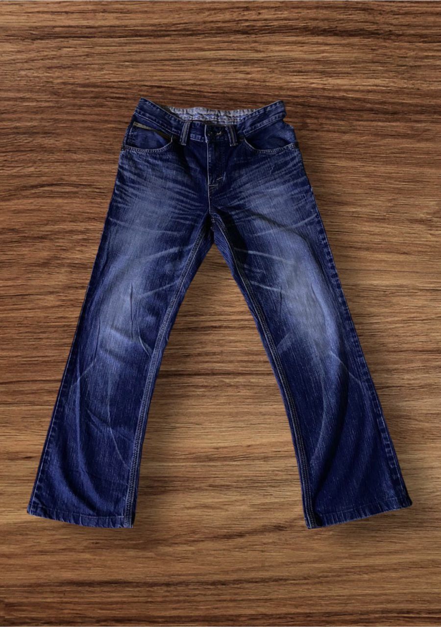 Edwin × If Six Was Nine × Le Grande Bleu (L.G.B.) 🔥RARE🔥Vintage Edwin Exclusive Flare Distressed Denim Size US 32 / EU 48 - 2 Thumbnail