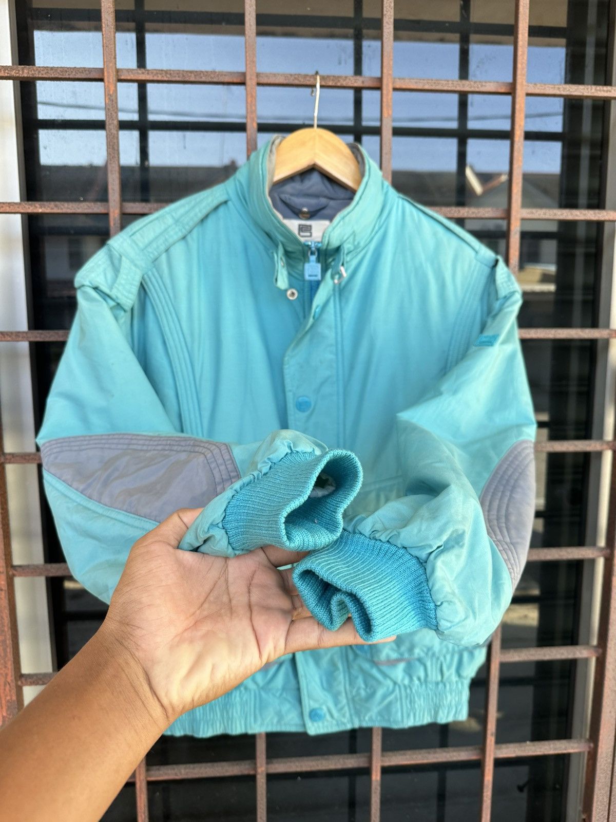 Vintage 👹Vintage Peter Steinebronn Asics Light Puffer Bomber Jacket Size US M / EU 48-50 / 2 - 6 Thumbnail