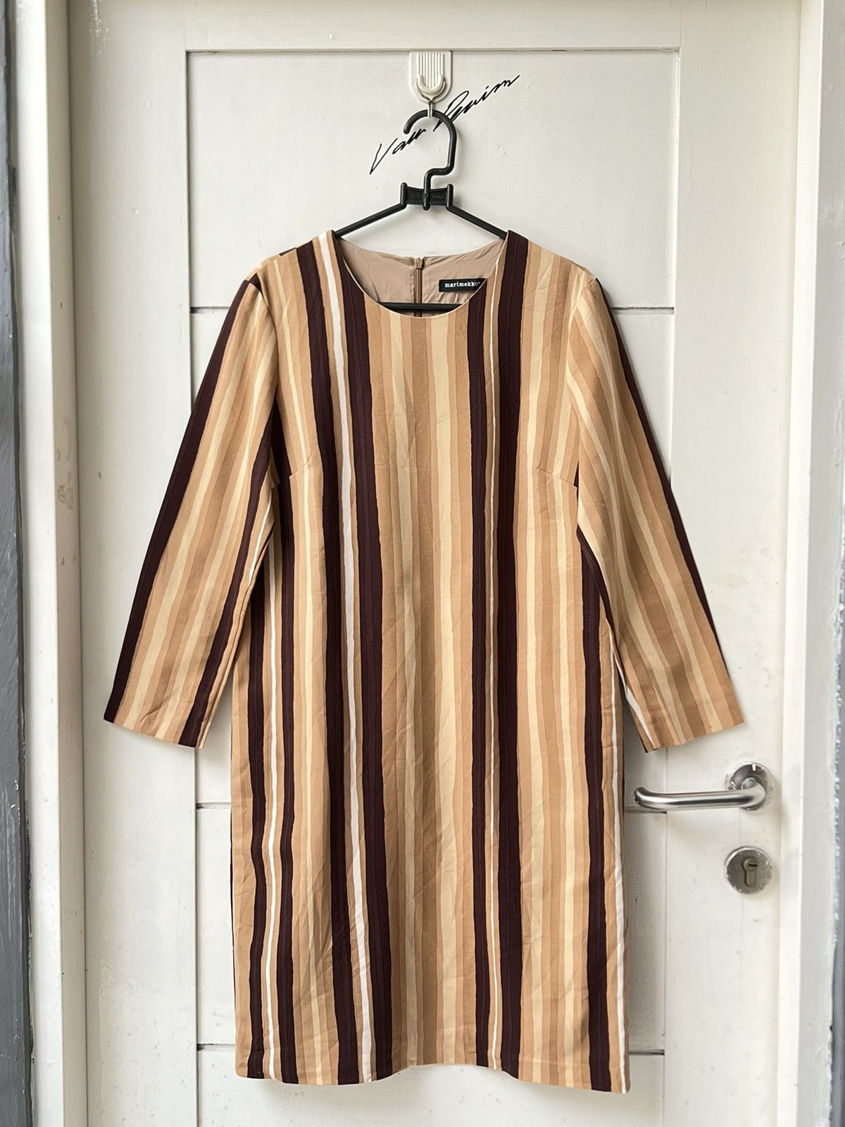 Marimekko MARIMEKKO Striped Midi Dress Size XS / US 0-2 / IT 36-38 - 16 Thumbnail