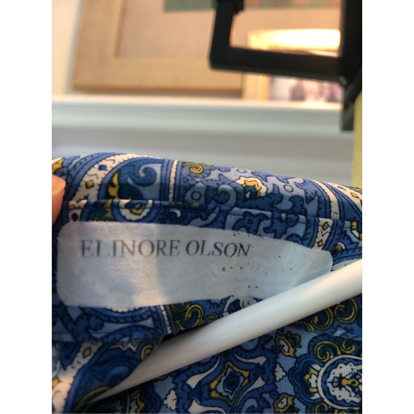 Lands' End Lands End (Elinore Olsen engraved) Women’s Blue Paisley Coll Size XL / US 12-14 / IT 48-50 - 7 Thumbnail