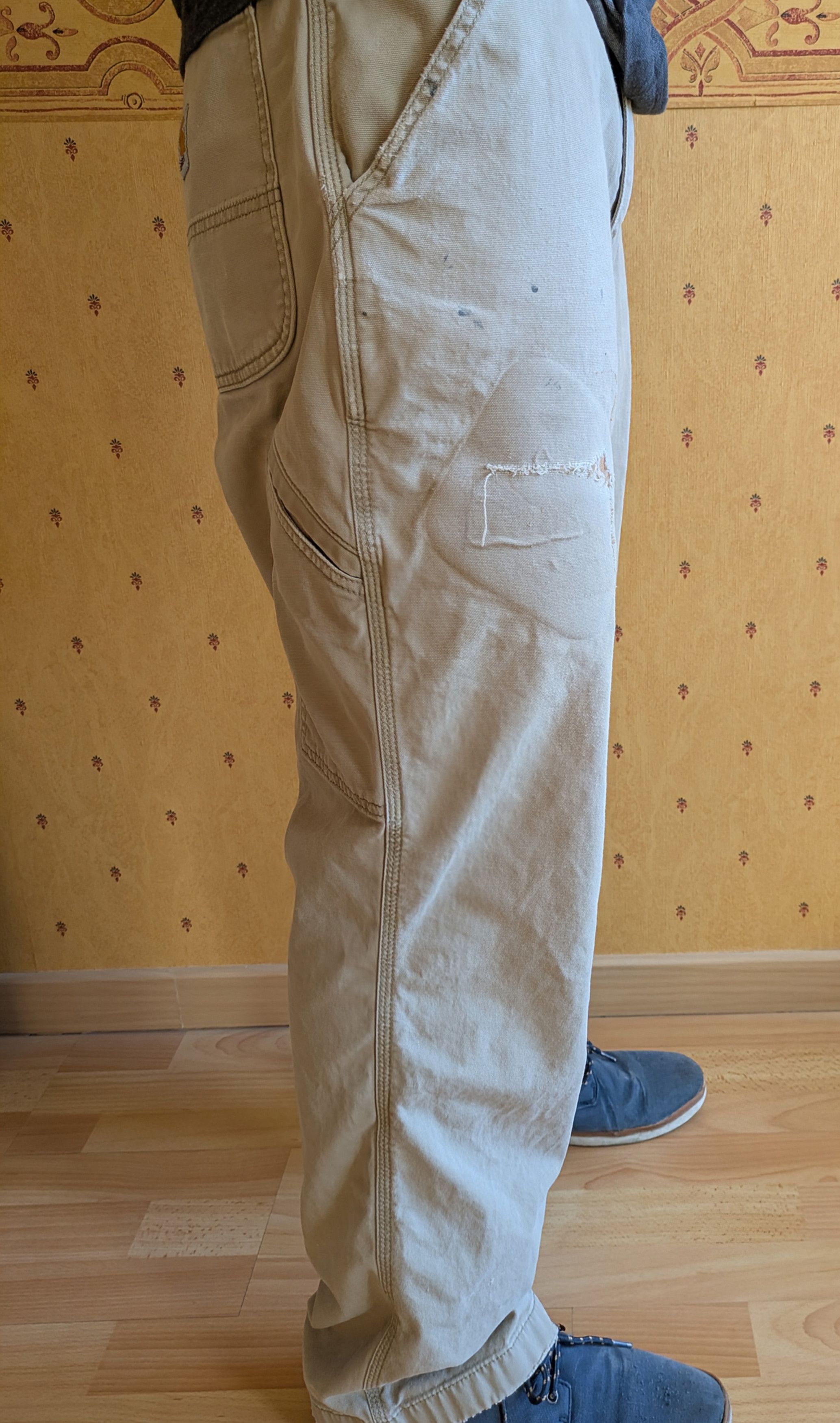 Carhartt Carhartt Beige Canvas Work Pants Vintage Utility Fit Size US 30 / EU 46 - 2 Thumbnail