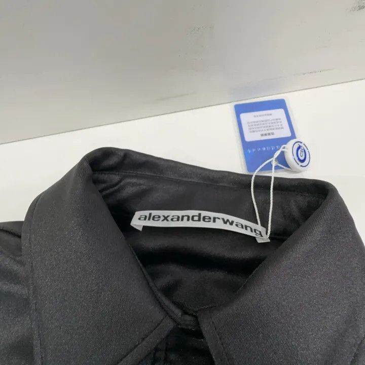Alexander Wang Alexander Wang Logo Print Long Sleeve Shirt - Size S / US 4 / IT 40 - 6 Thumbnail